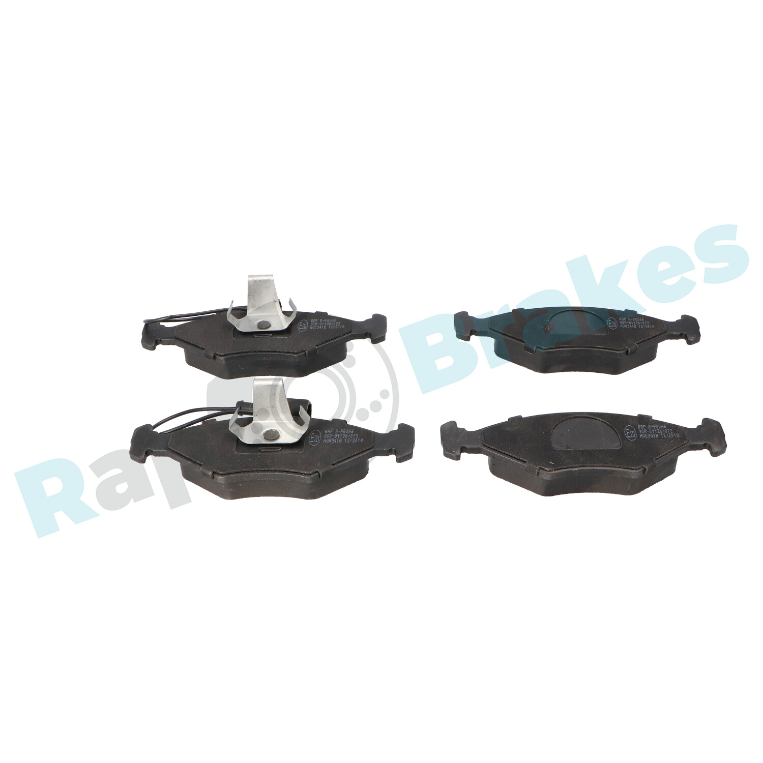 Brake Pad Set, disc brake - R-P0266 RAP BRAKES