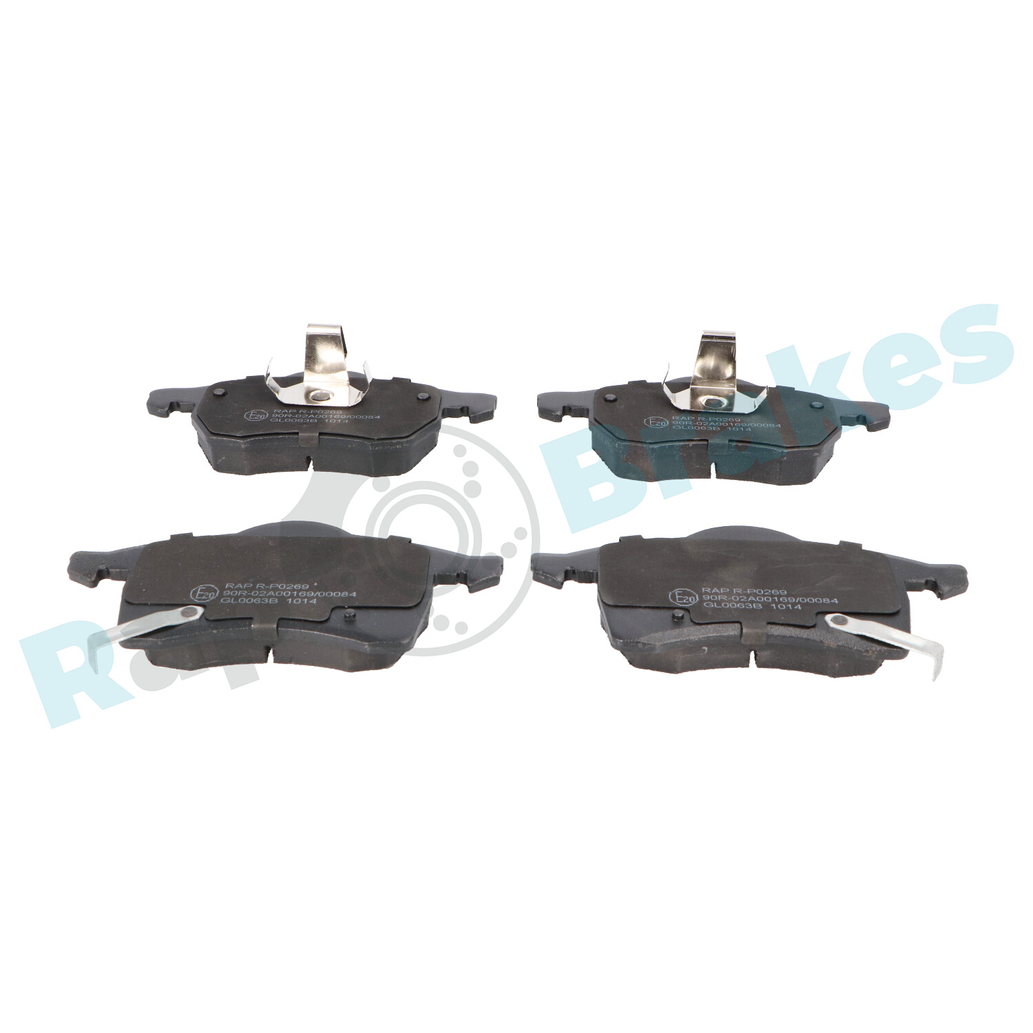 Brake Pad Set, disc brake - R-P0269 RAP BRAKES