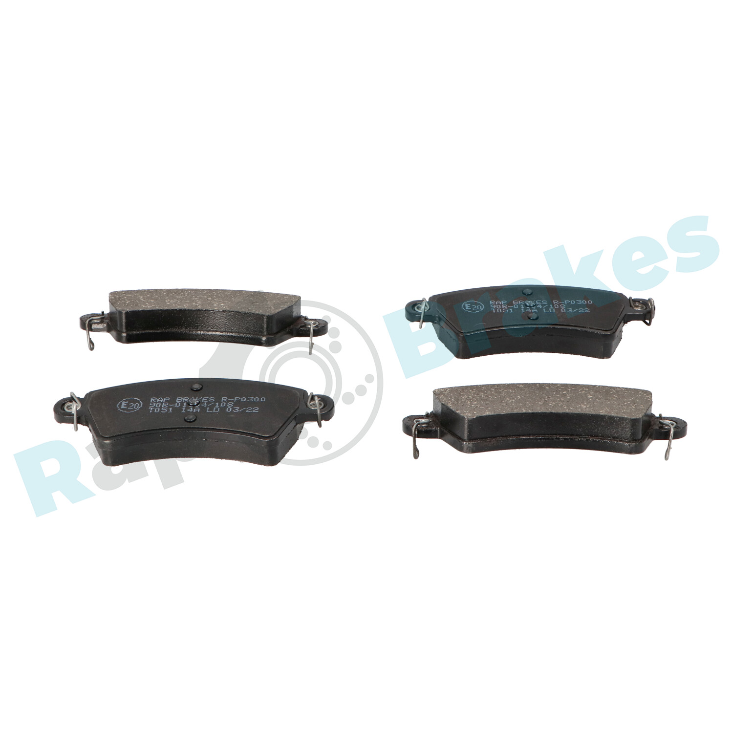 Brake Pad Set, disc brake - R-P0300 RAP BRAKES