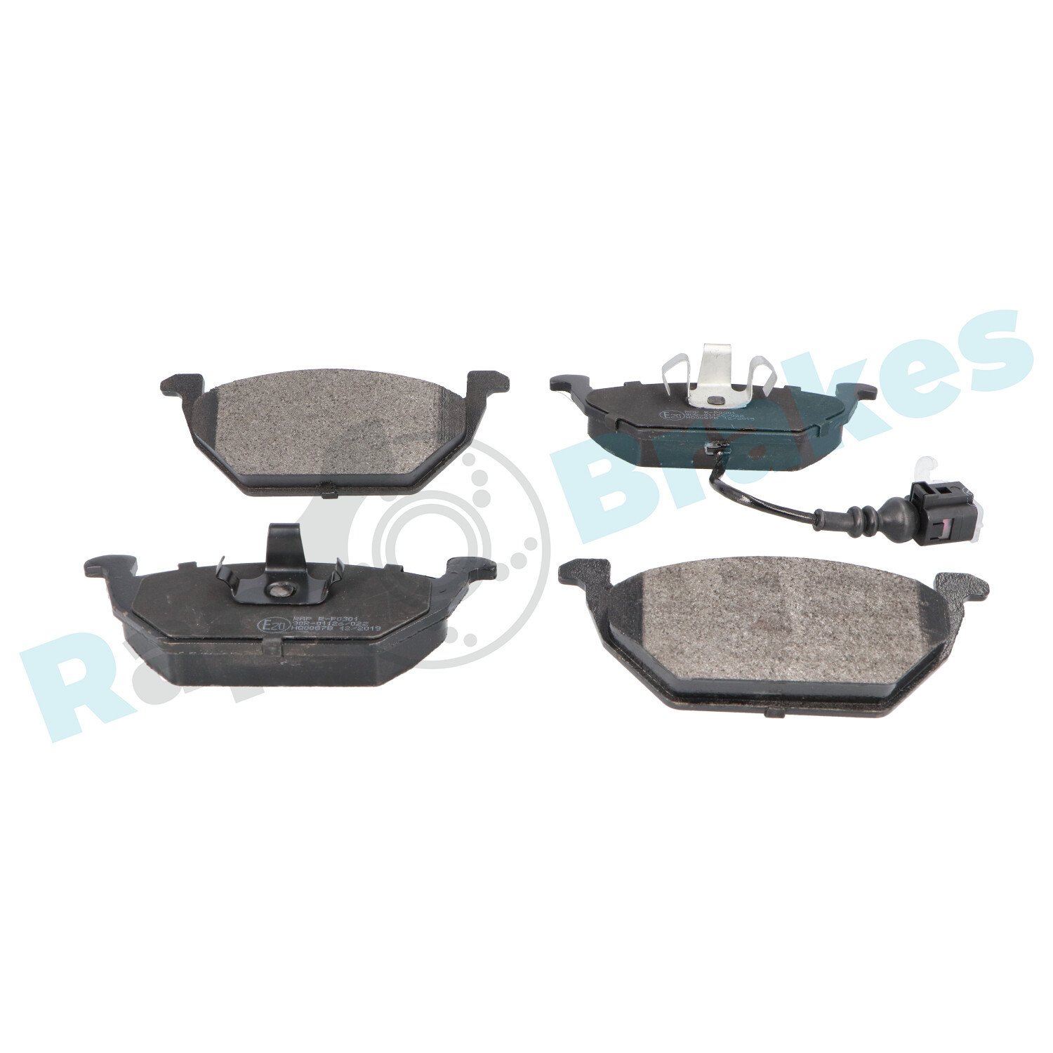Brake Pad Set, disc brake - R-P0301 RAP BRAKES