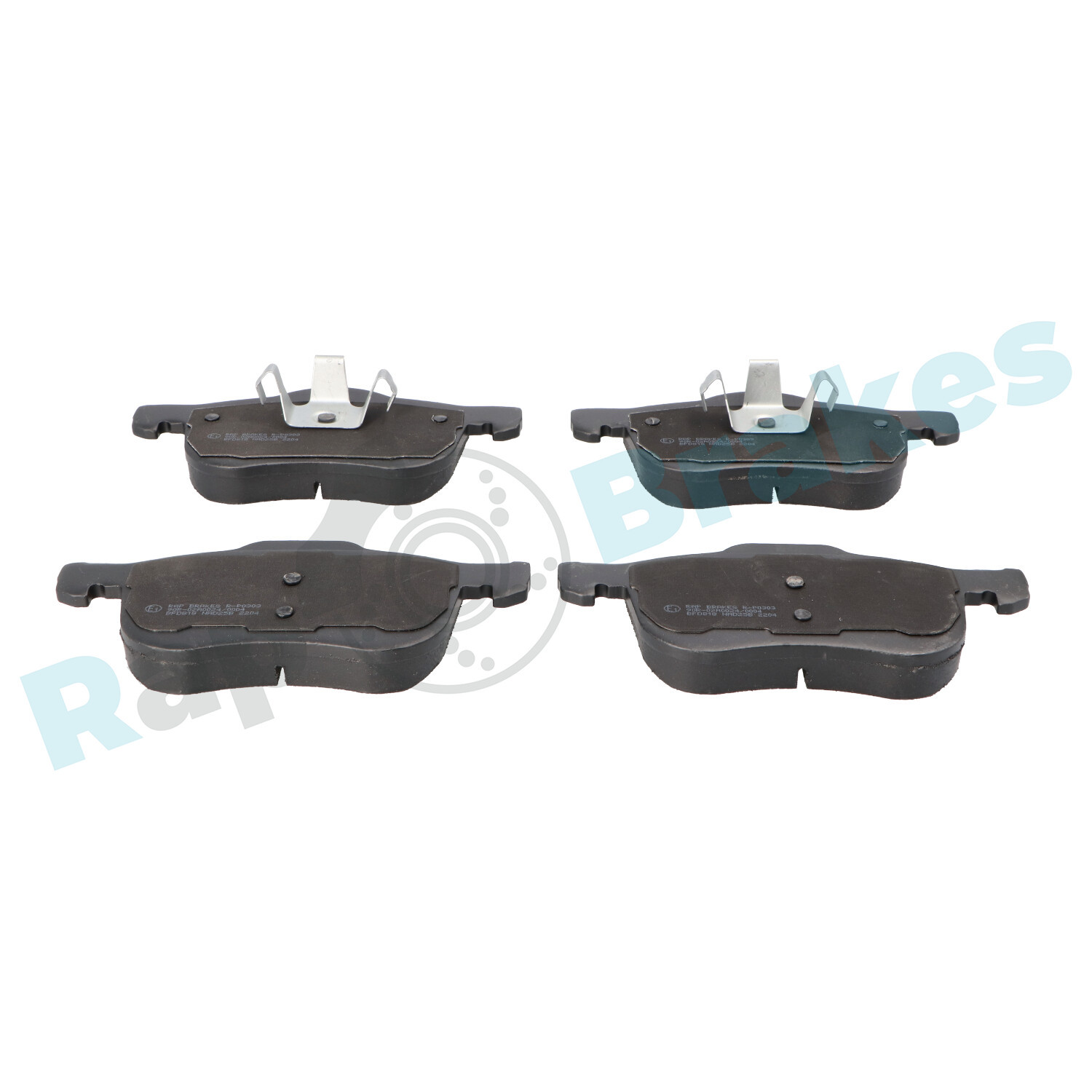 Комплект тормозных колодок, дисковый тормоз - R-P0303 RAP BRAKES