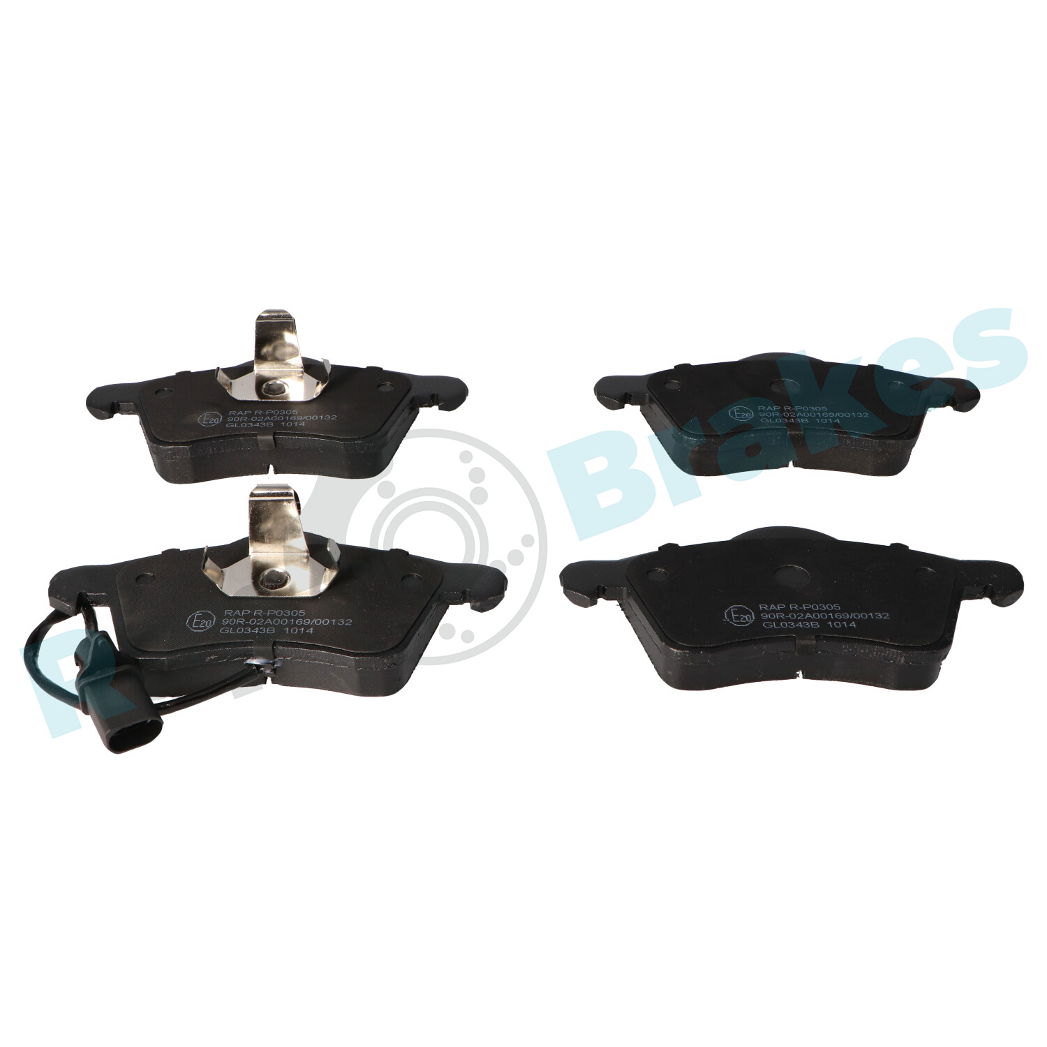 Brake Pad Set, disc brake - R-P0305 RAP BRAKES