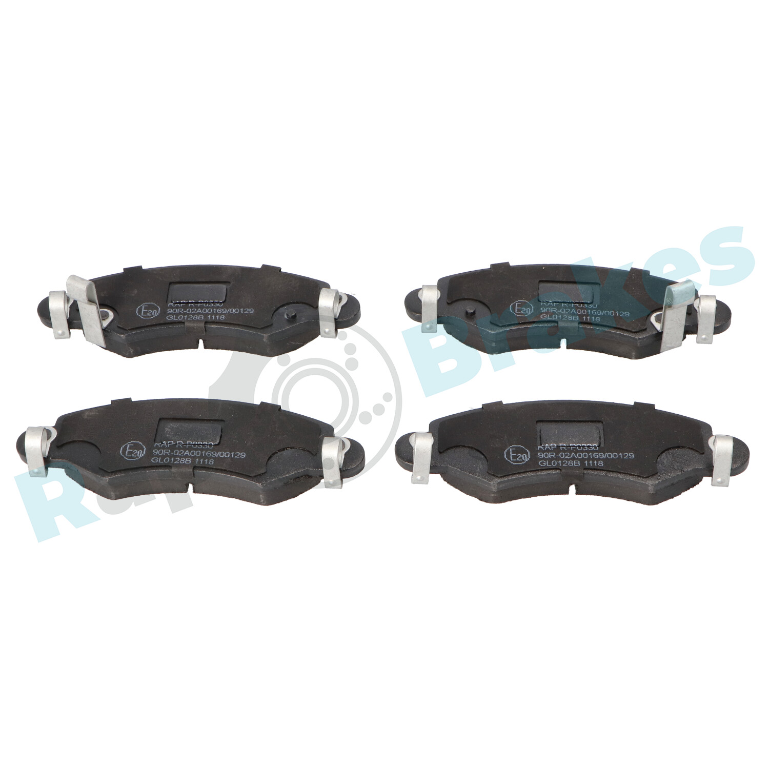 Brake Pad Set, disc brake - R-P0330 RAP BRAKES