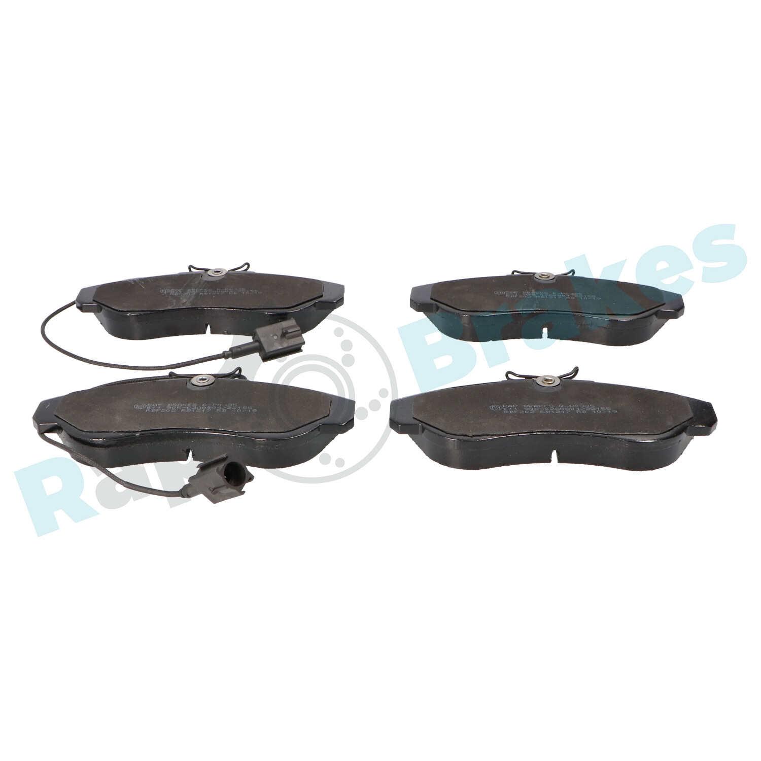 Brake Pad Set, disc brake - R-P0335 RAP BRAKES