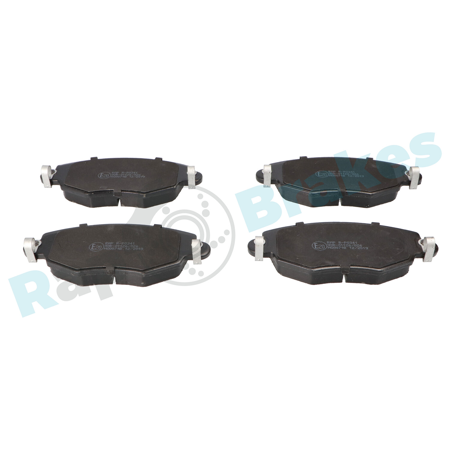 Brake Pad Set, disc brake - R-P0341 RAP BRAKES