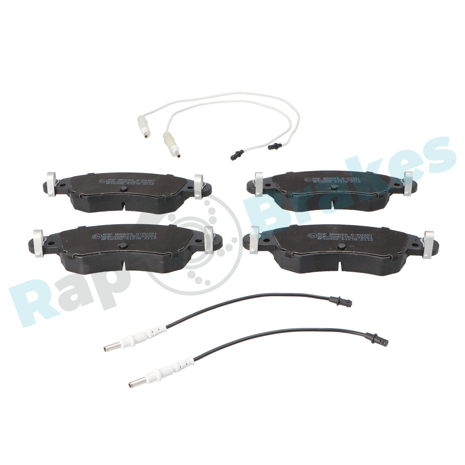Kit pastiglie freno, Freno a disco - R-P0351 RAP BRAKES