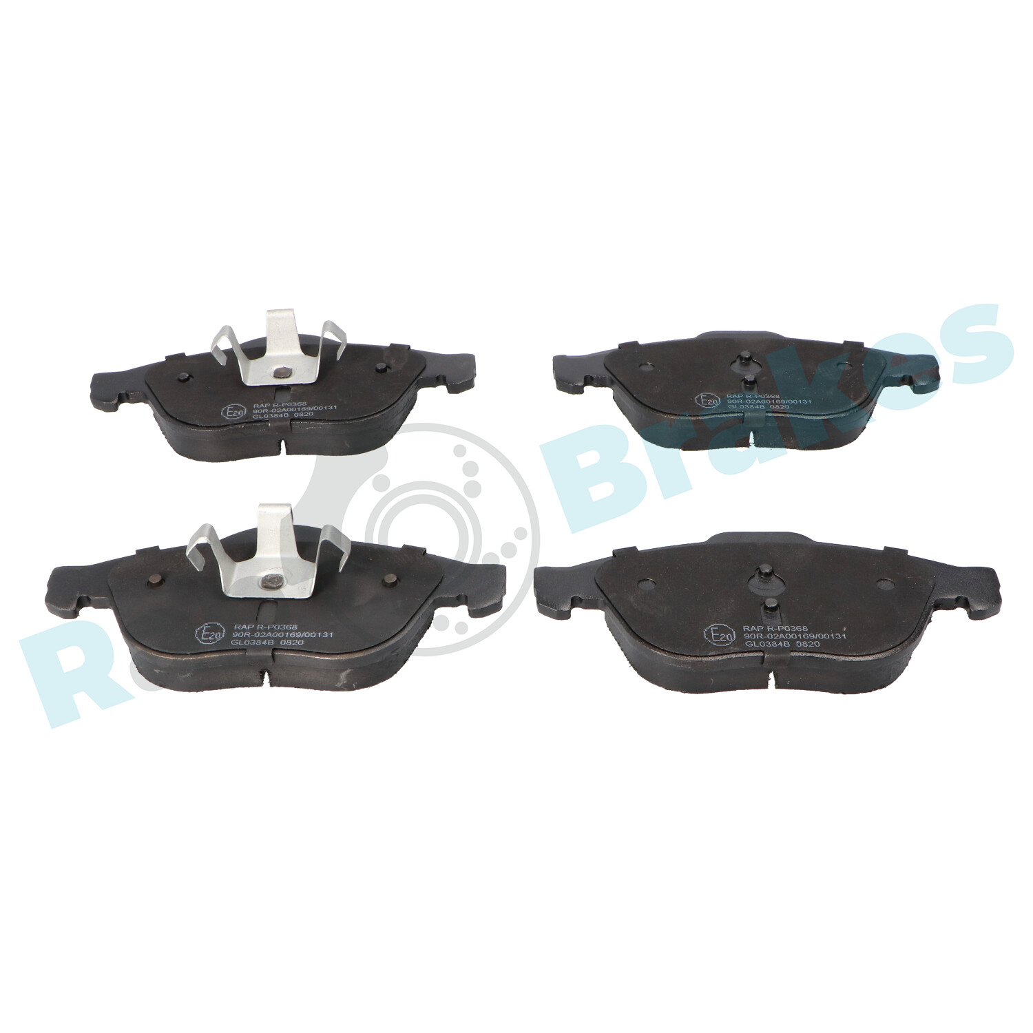 Brake Pad Set, disc brake - R-P0368 RAP BRAKES