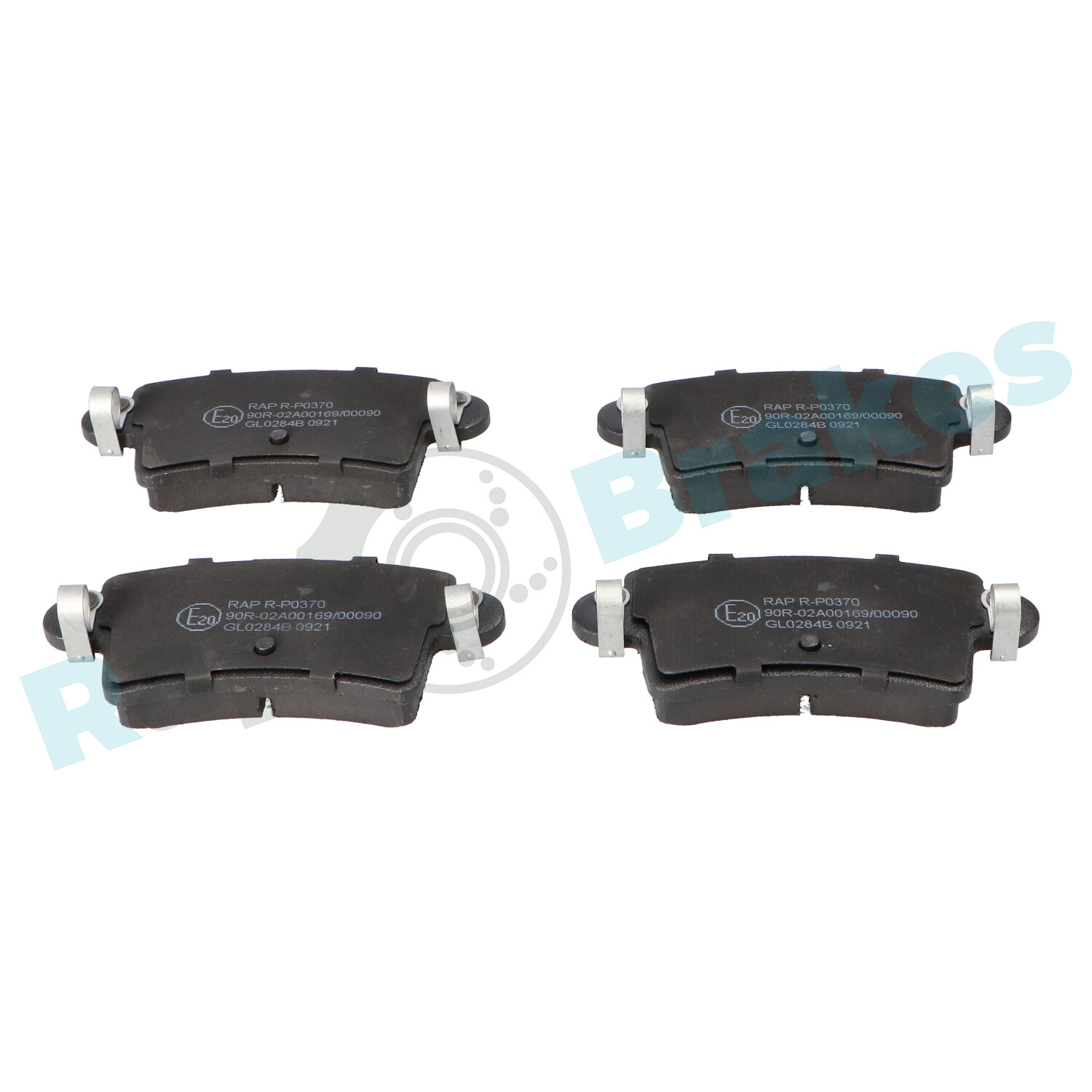 Комплект тормозных колодок, дисковый тормоз - R-P0370 RAP BRAKES