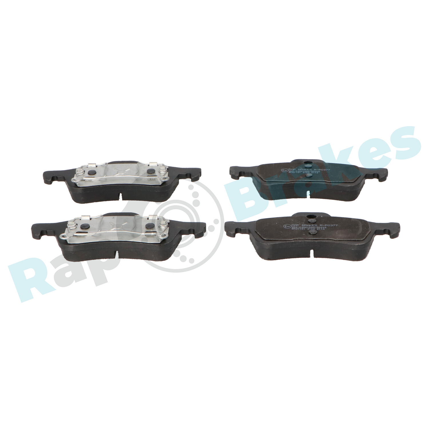 Brake Pad Set, disc brake - R-P0377 RAP BRAKES