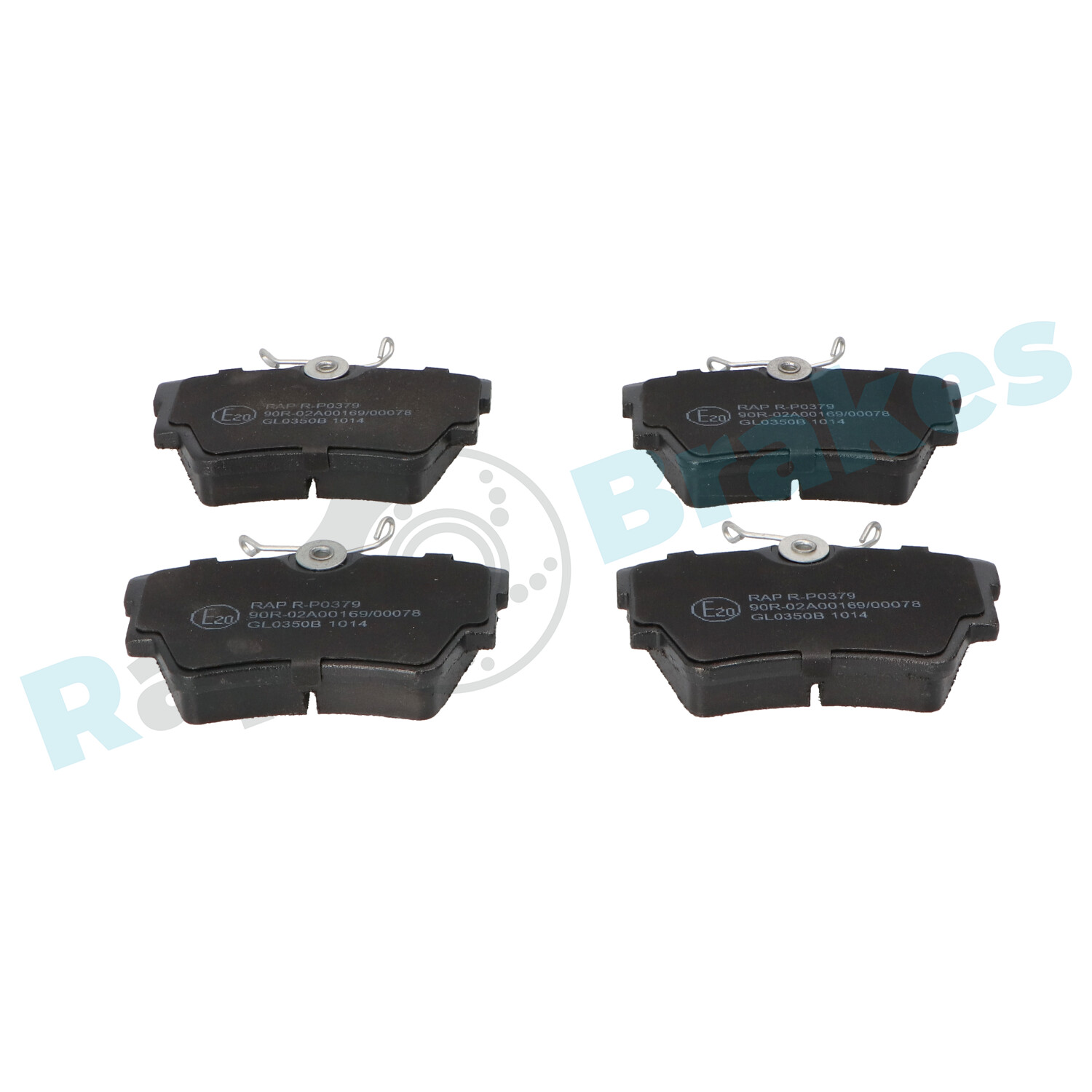 Brake Pad Set, disc brake - R-P0379 RAP BRAKES