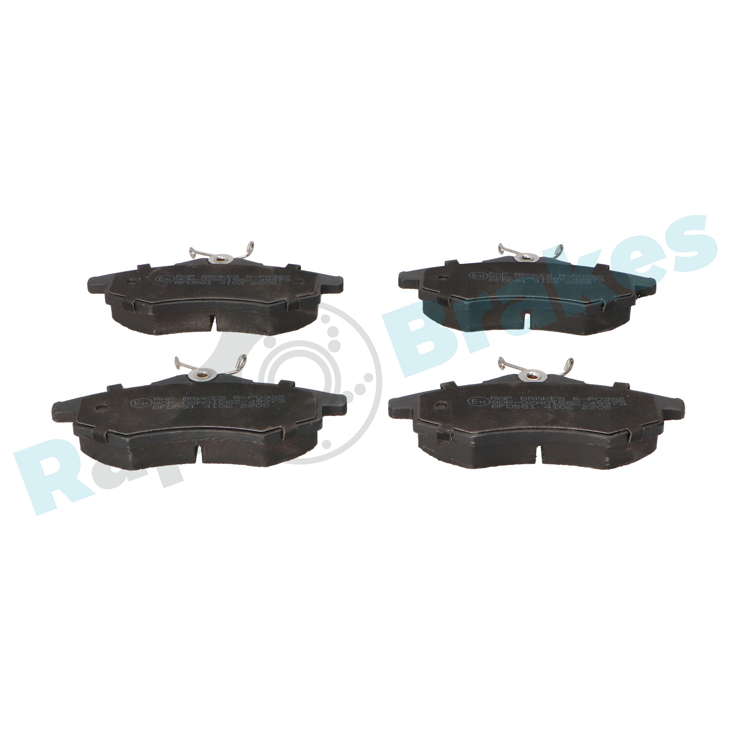 Brake Pad Set, disc brake - R-P0392 RAP BRAKES