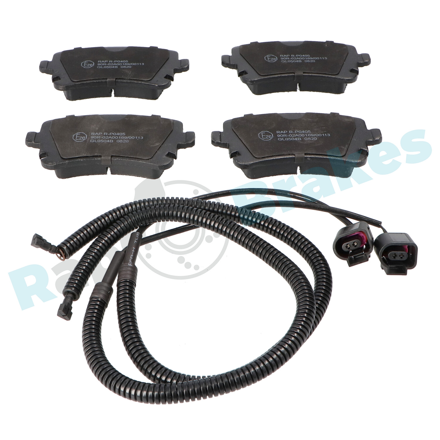 Kit pastiglie freno, Freno a disco - R-P0405 RAP BRAKES