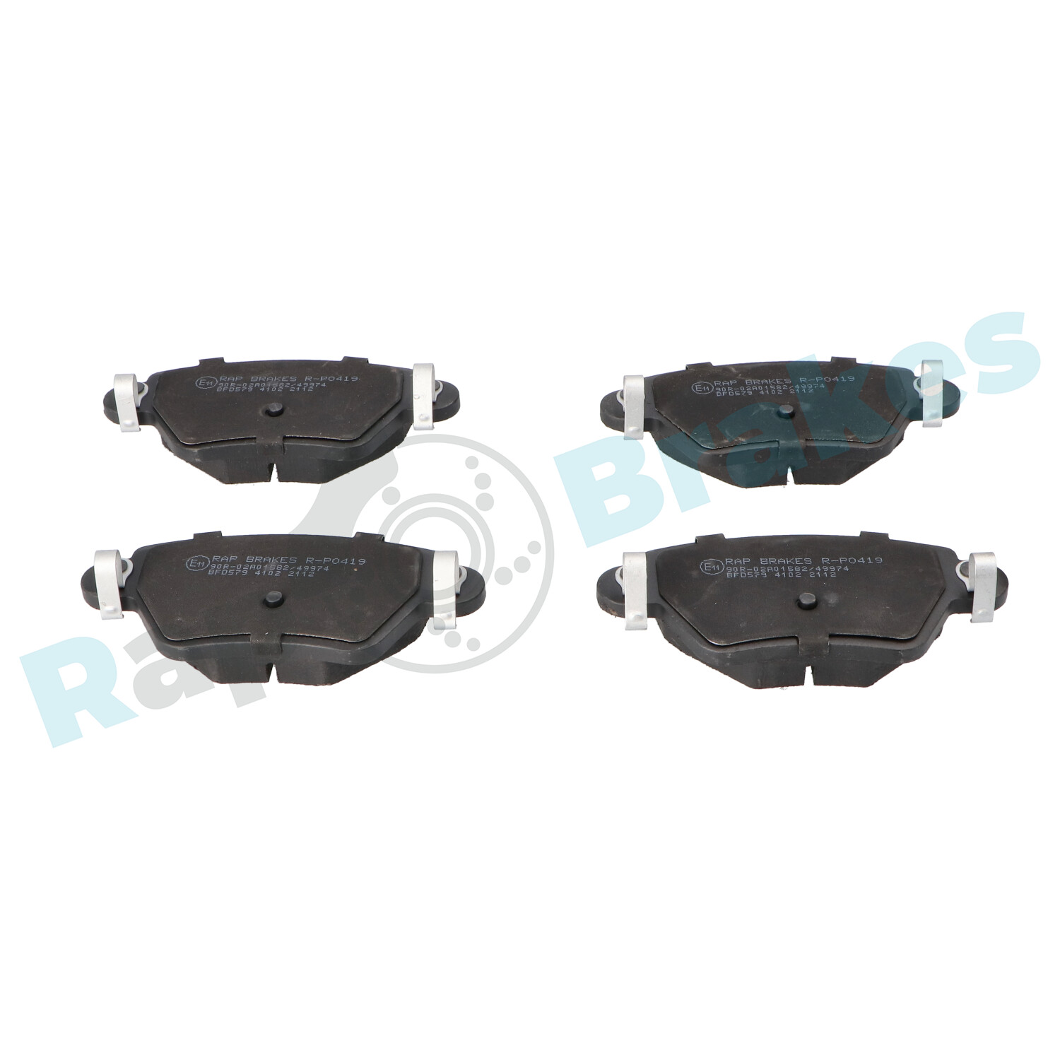 Brake Pad Set, disc brake - R-P0419 RAP BRAKES