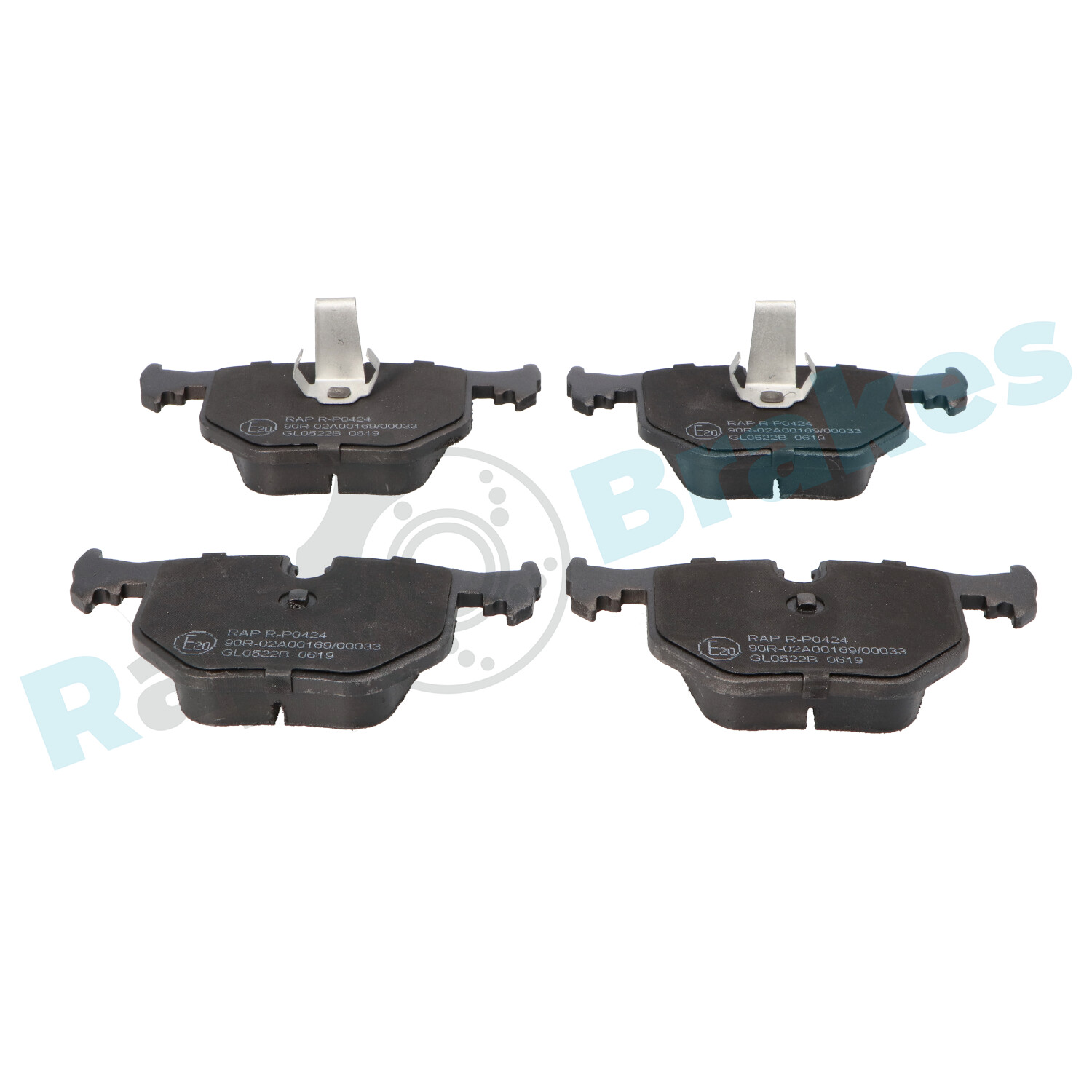 Brake Pad Set, disc brake - R-P0424 RAP BRAKES