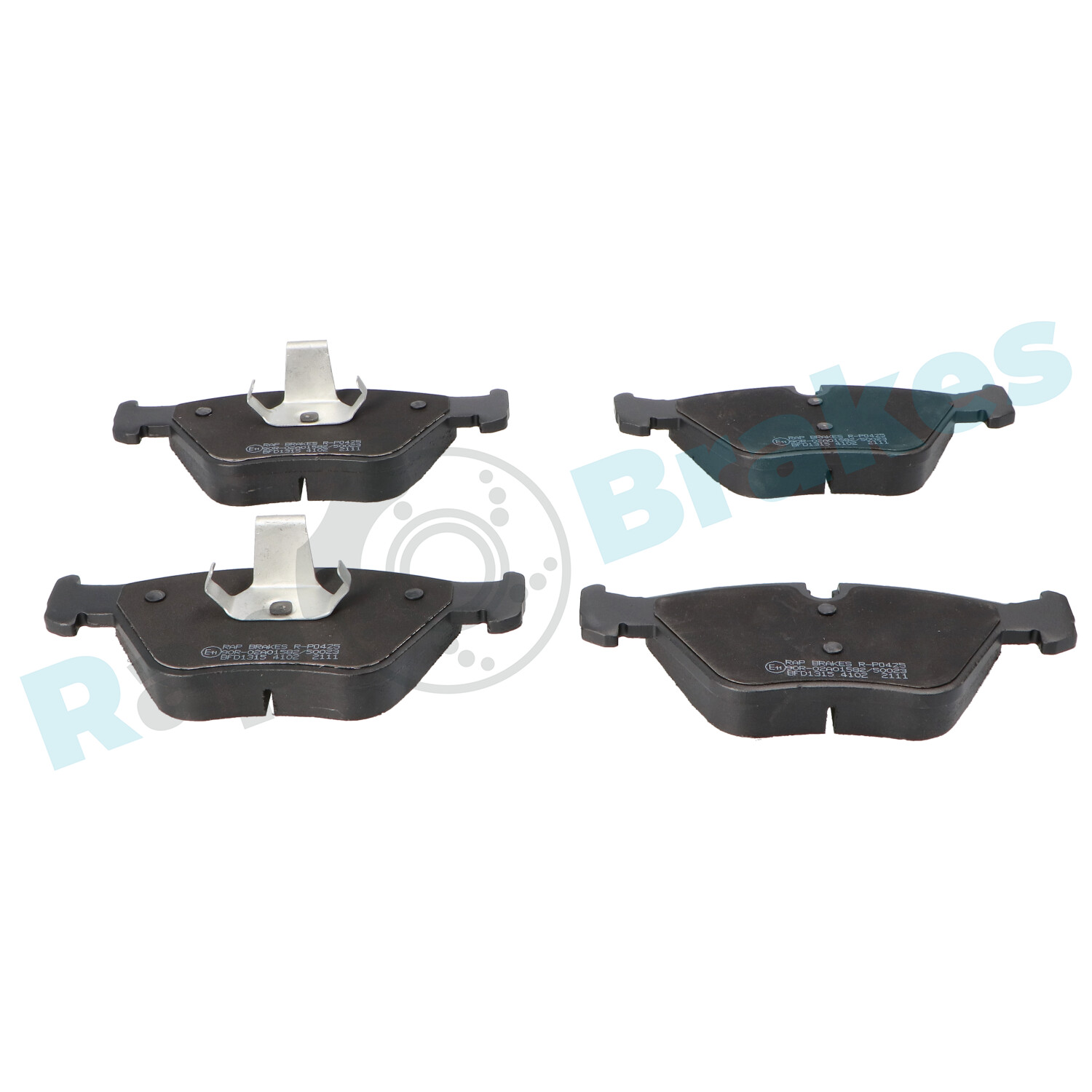 Brake Pad Set, disc brake - R-P0425 RAP BRAKES