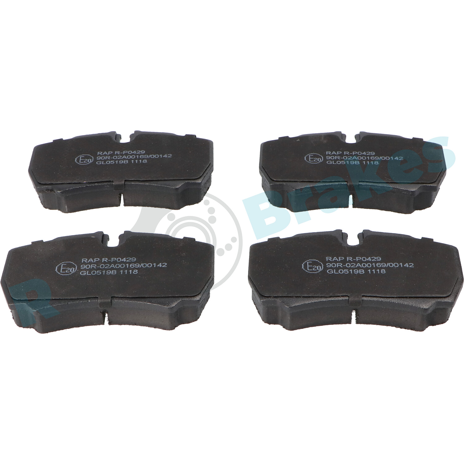 Brake Pad Set, disc brake - R-P0429 RAP BRAKES
