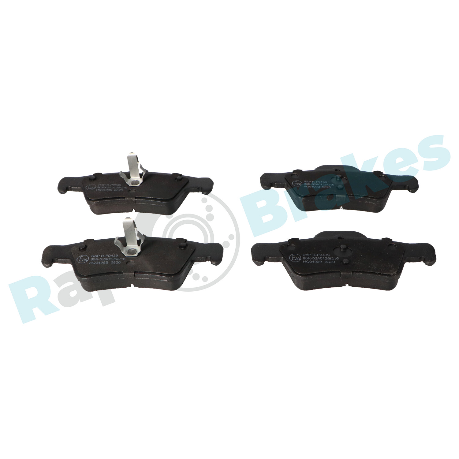 Brake Pad Set, disc brake - R-P0439 RAP BRAKES