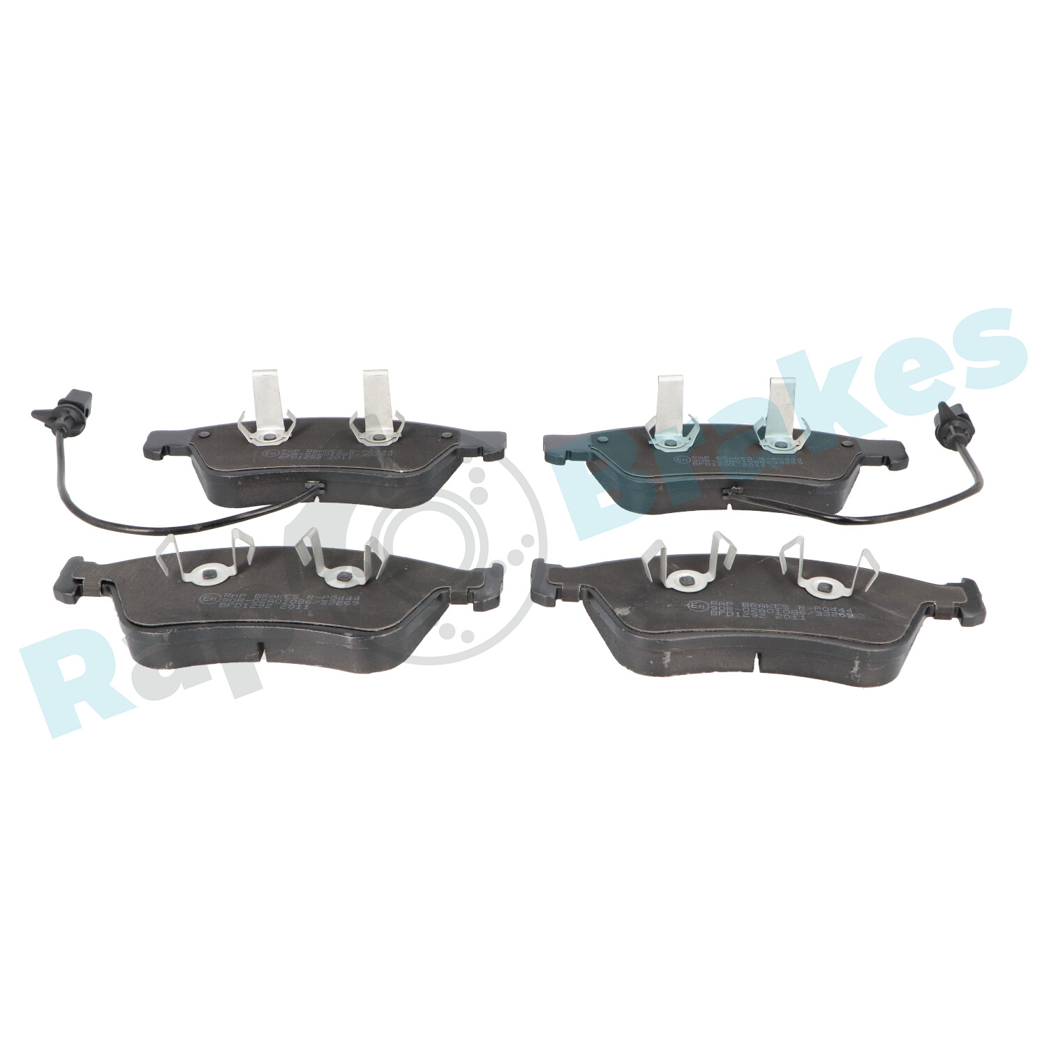 Brake Pad Set, disc brake - R-P0444 RAP BRAKES
