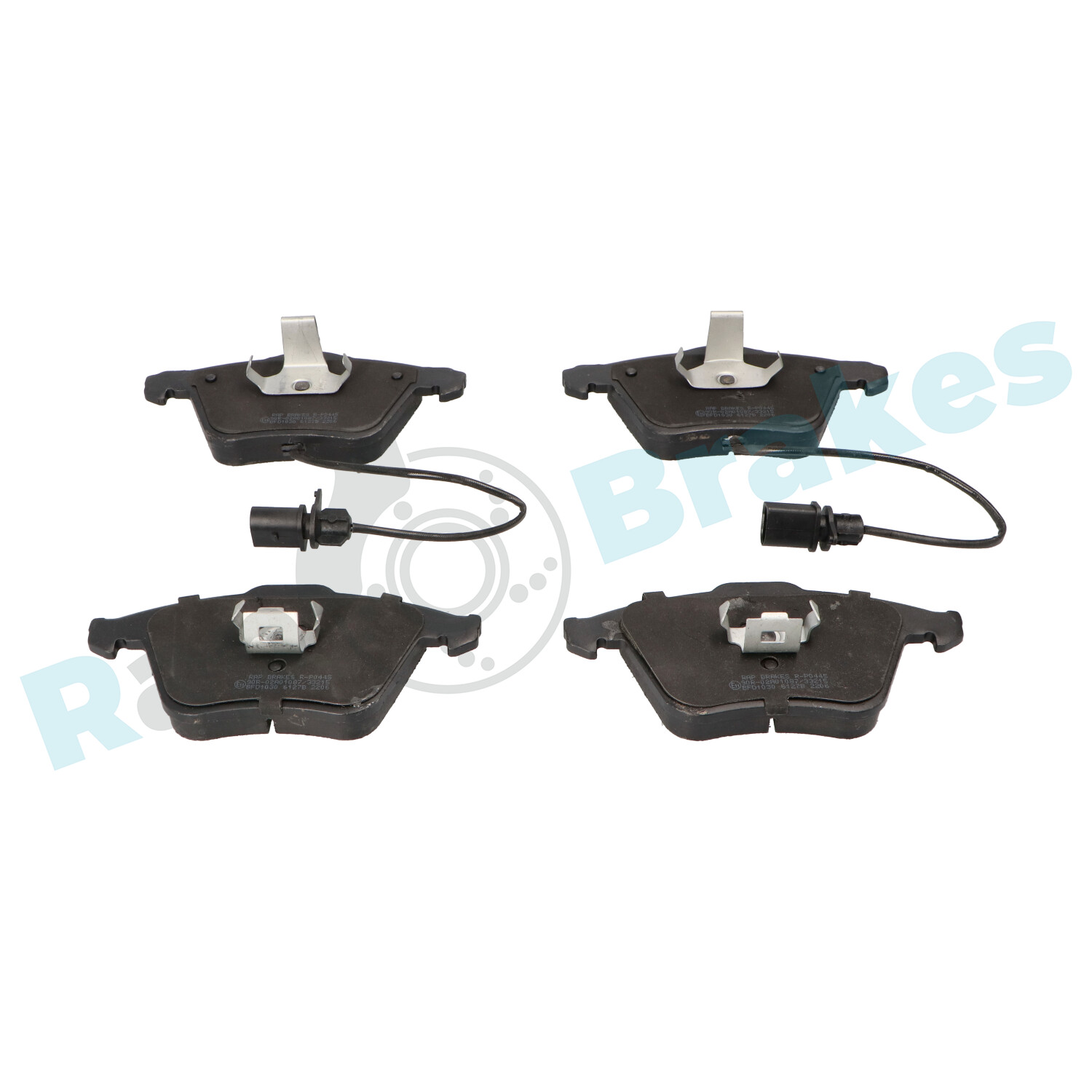 Brake Pad Set, disc brake - R-P0445 RAP BRAKES