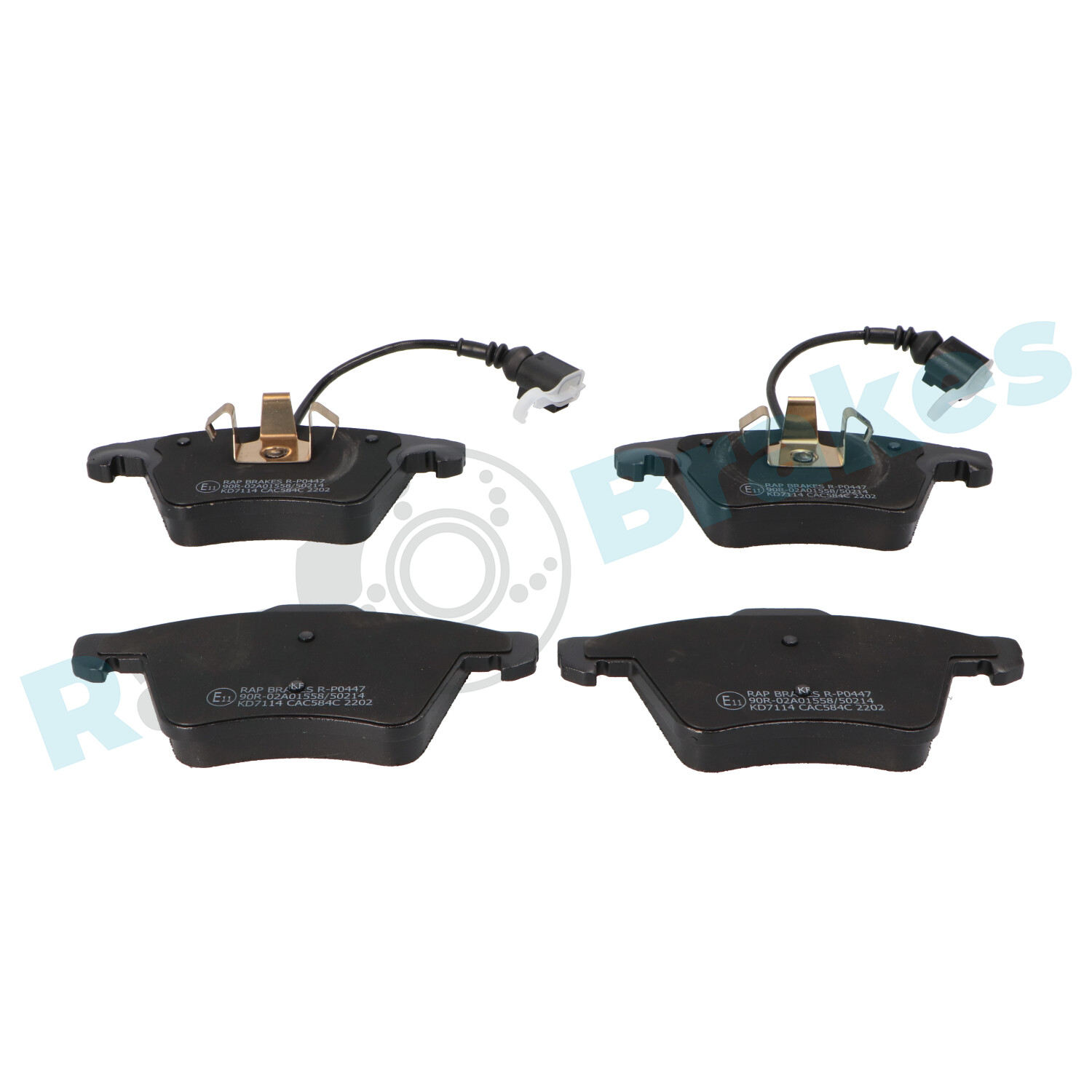 Brake Pad Set, disc brake - R-P0447 RAP BRAKES