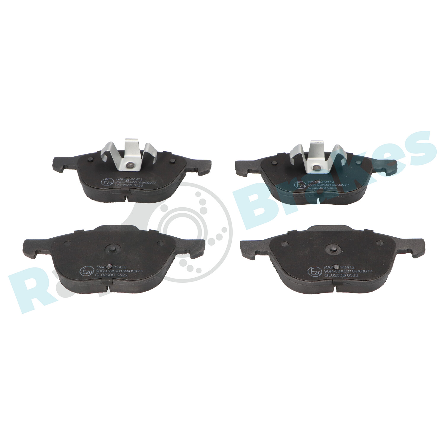 Brake Pad Set, disc brake - R-P0472 RAP BRAKES