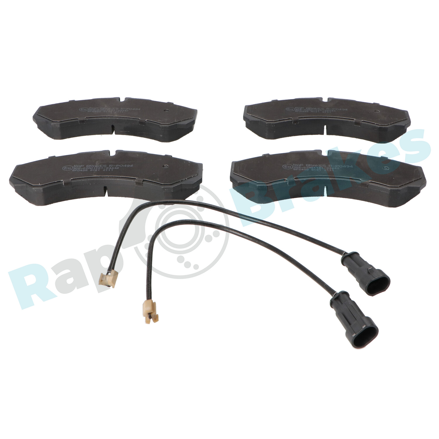 Kit pastiglie freno, Freno a disco - R-P0494 RAP BRAKES