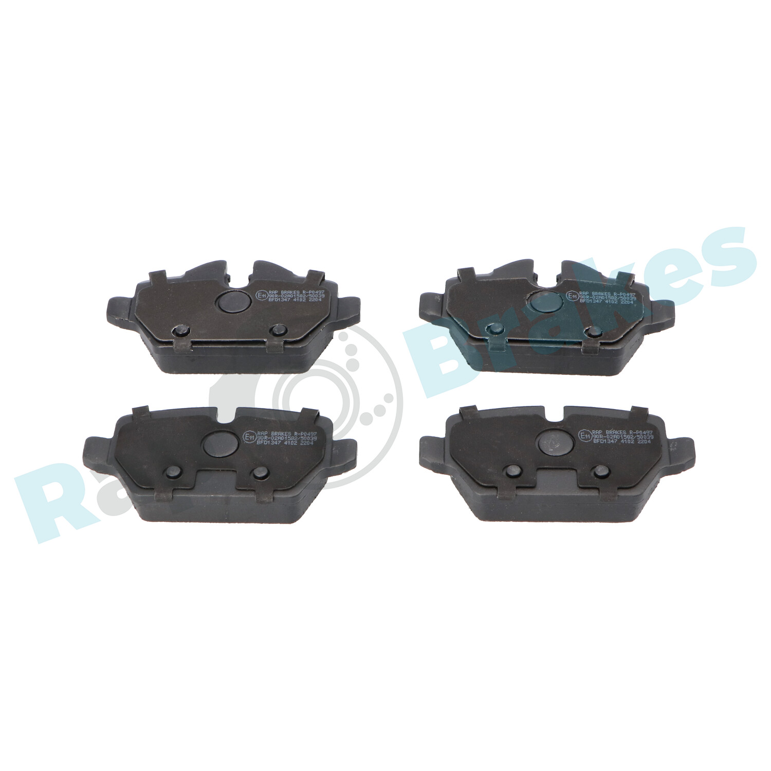 Brake Pad Set, disc brake - R-P0497 RAP BRAKES