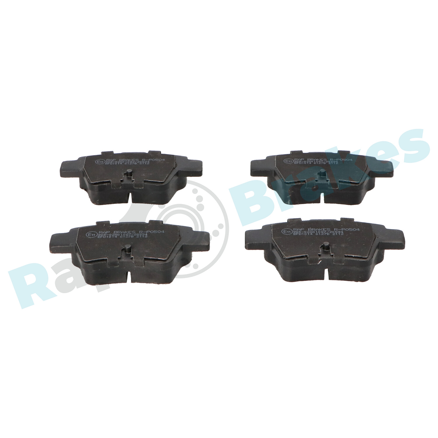 Brake Pad Set, disc brake - R-P0504 RAP BRAKES