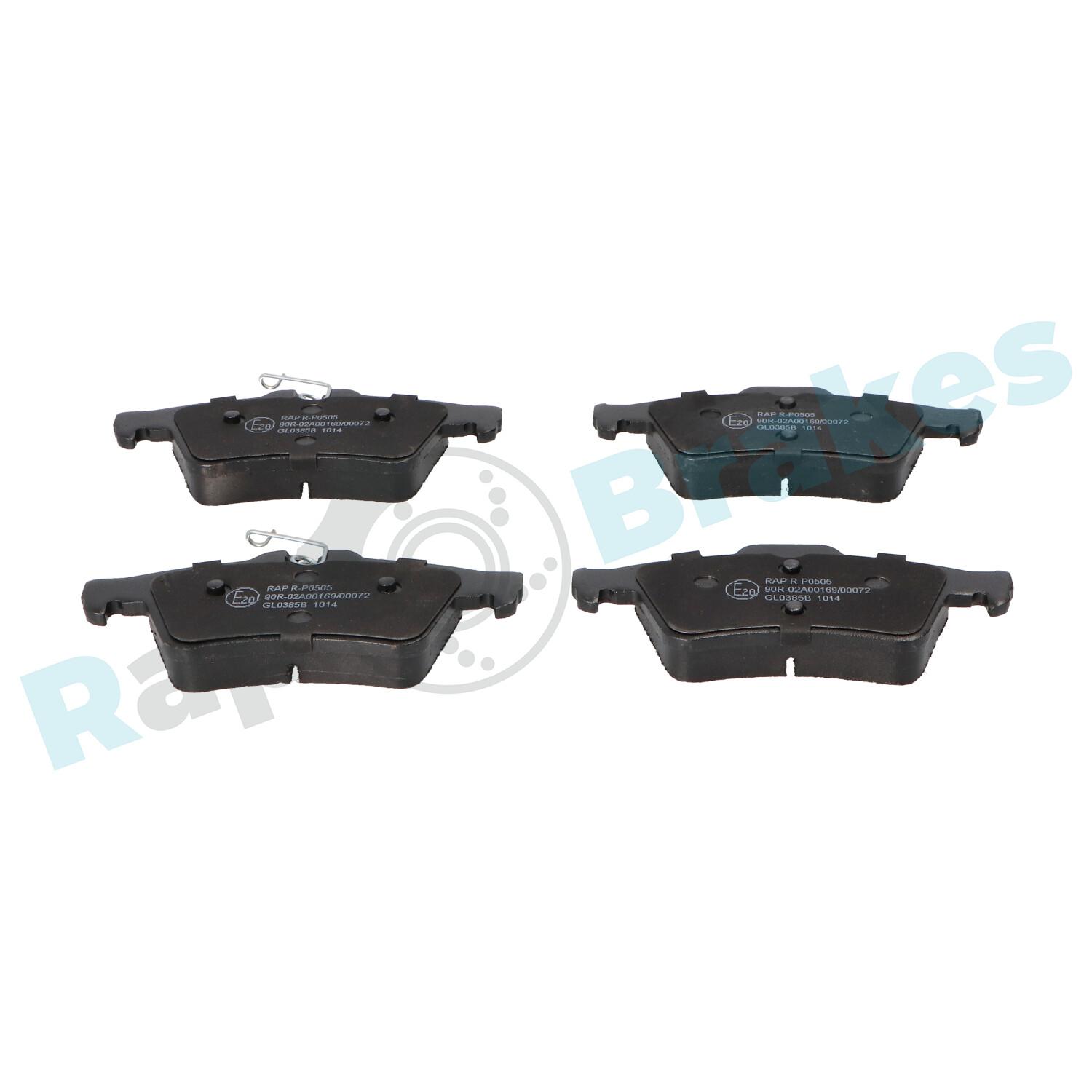 Brake Pad Set, disc brake - R-P0505 RAP BRAKES