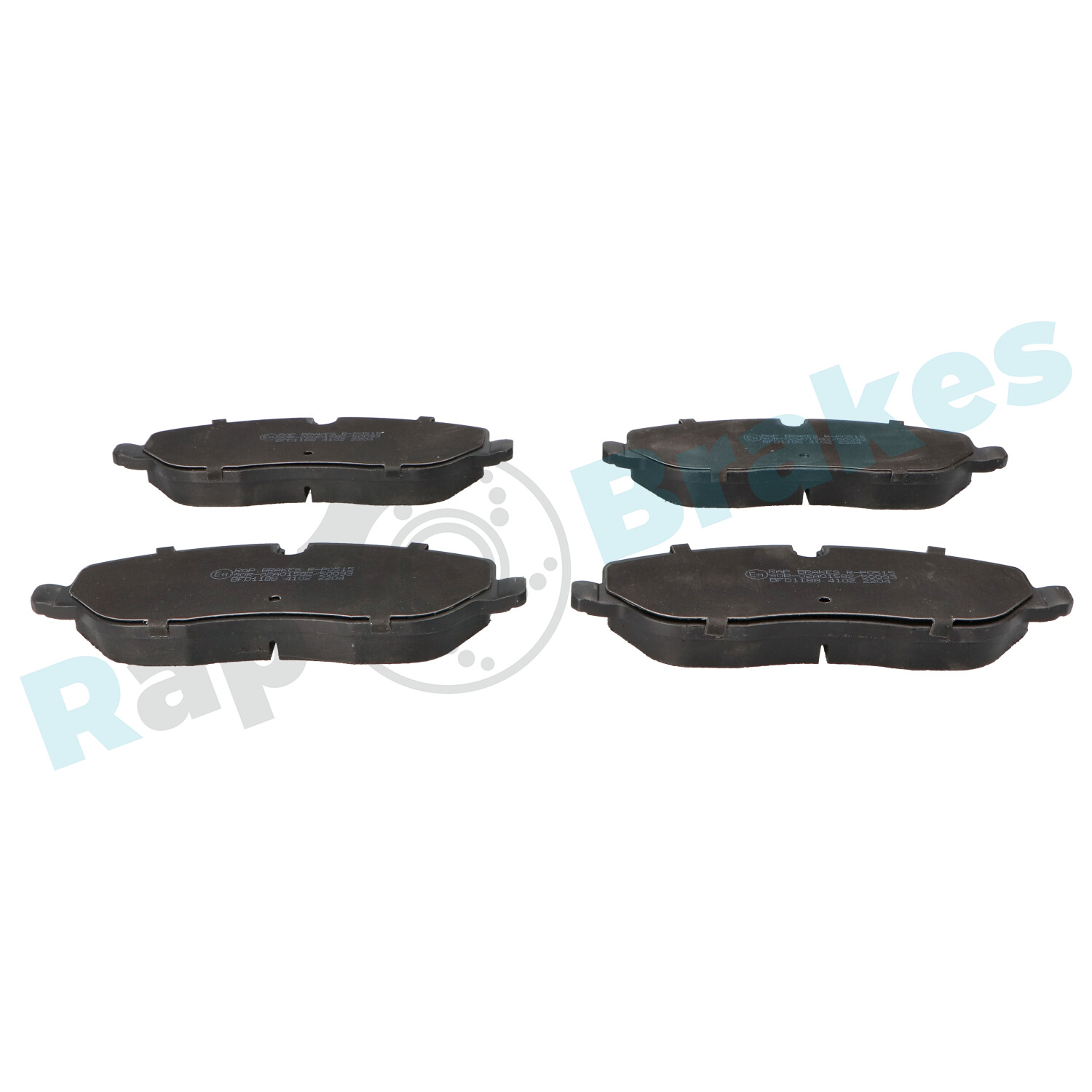 Brake Pad Set, disc brake - R-P0515 RAP BRAKES