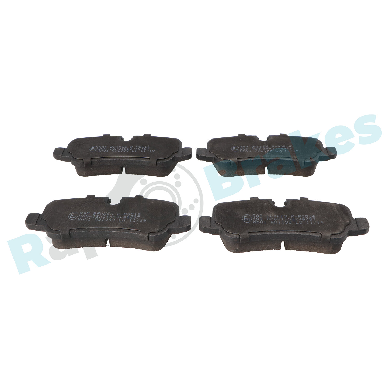 Brake Pad Set, disc brake - R-P0516 RAP BRAKES