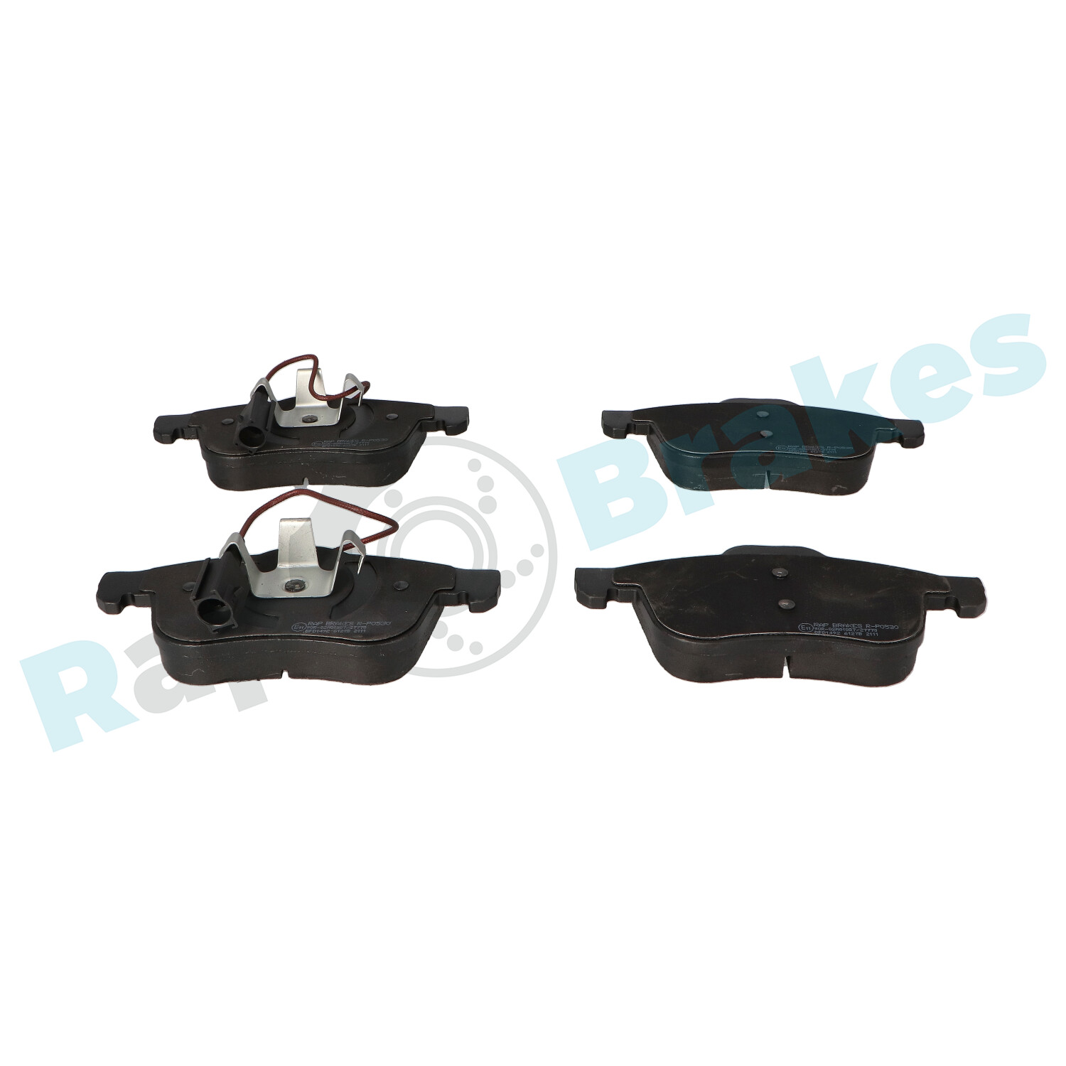 Brake Pad Set, disc brake - R-P0530 RAP BRAKES
