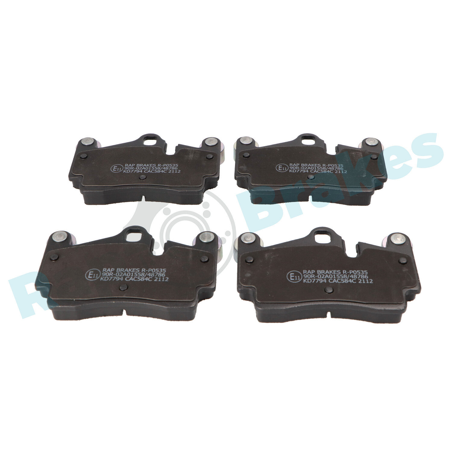 Brake Pad Set, disc brake - R-P0535 RAP BRAKES