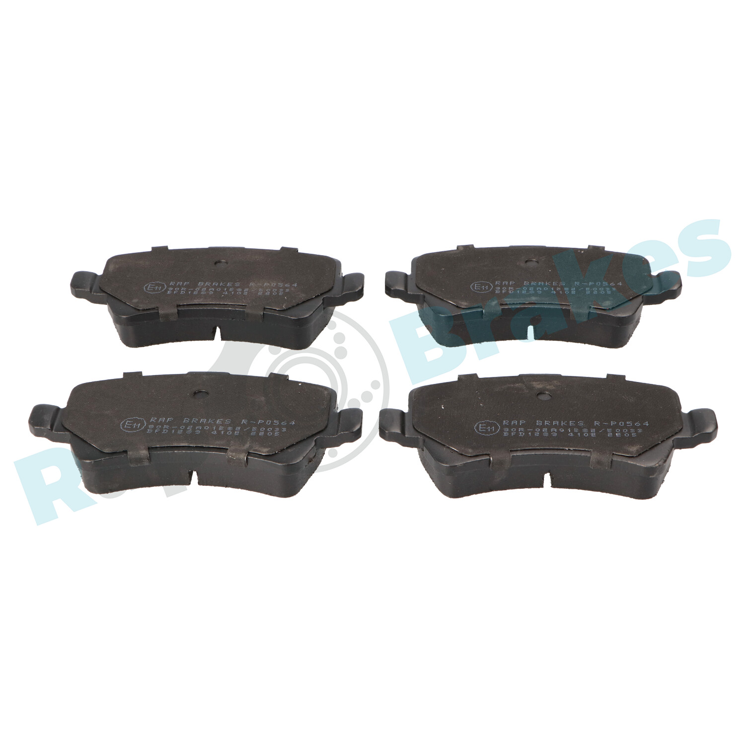 Brake Pad Set, disc brake - R-P0564 RAP BRAKES
