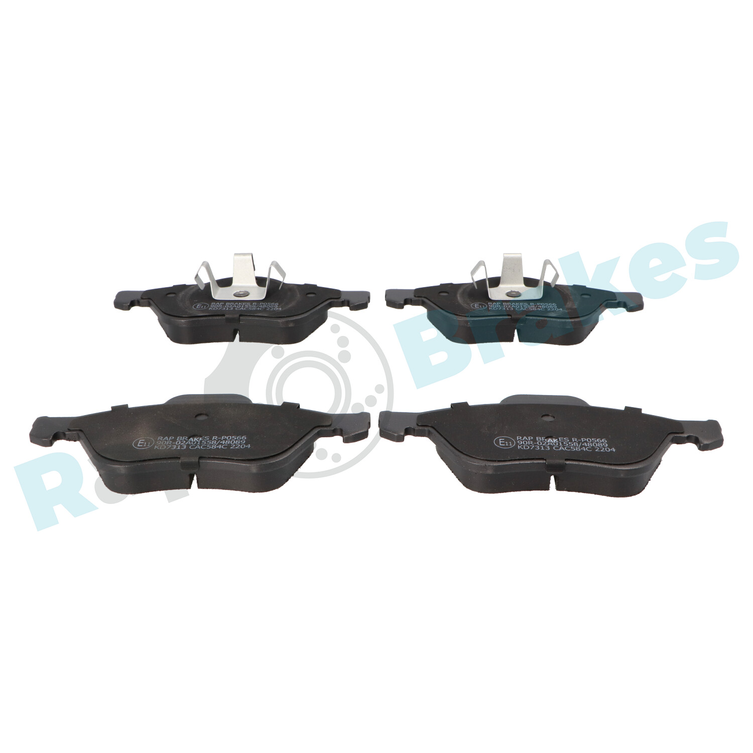 Комплект тормозных колодок, дисковый тормоз - R-P0566 RAP BRAKES