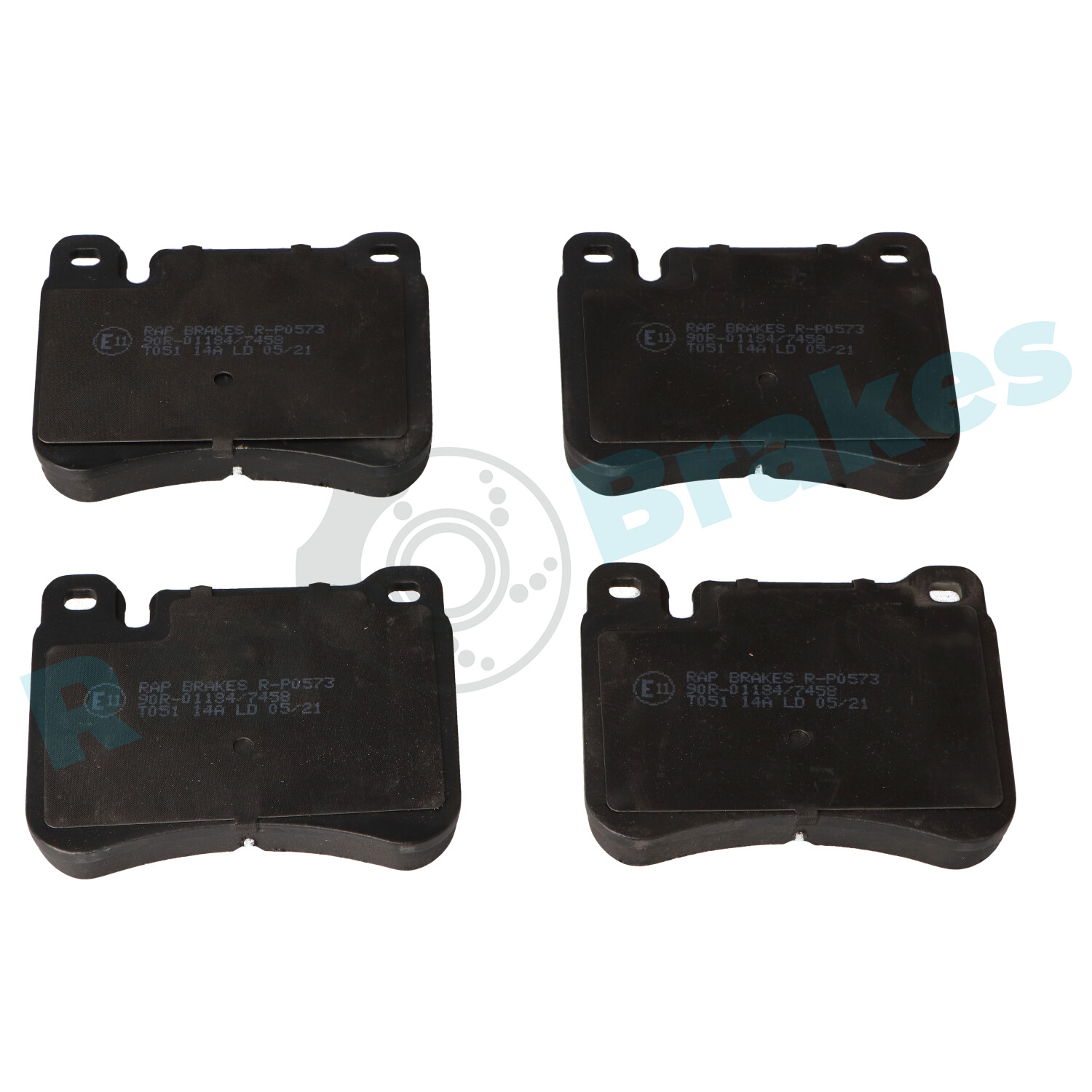 Brake Pad Set, disc brake - R-P0573 RAP BRAKES