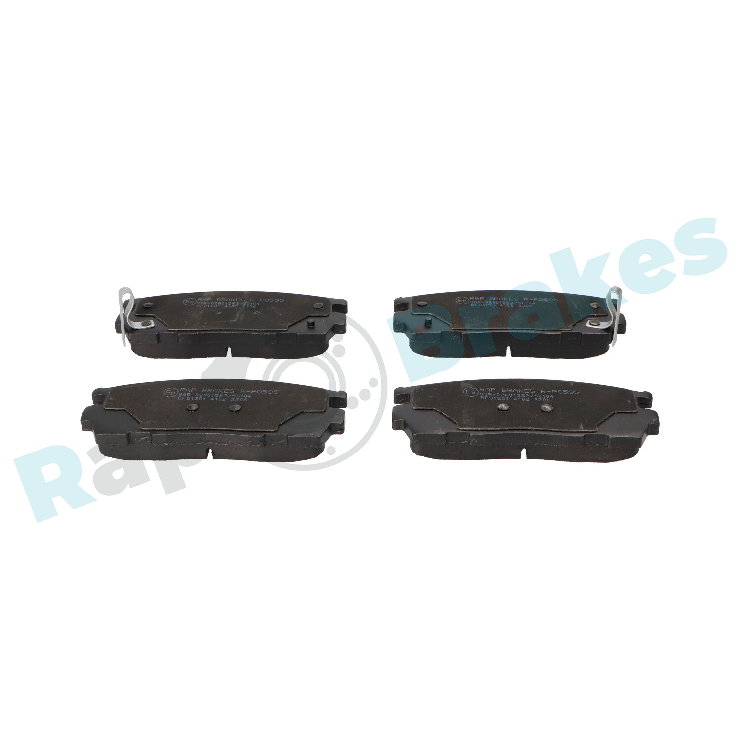 Brake Pad Set, disc brake - R-P0595 RAP BRAKES