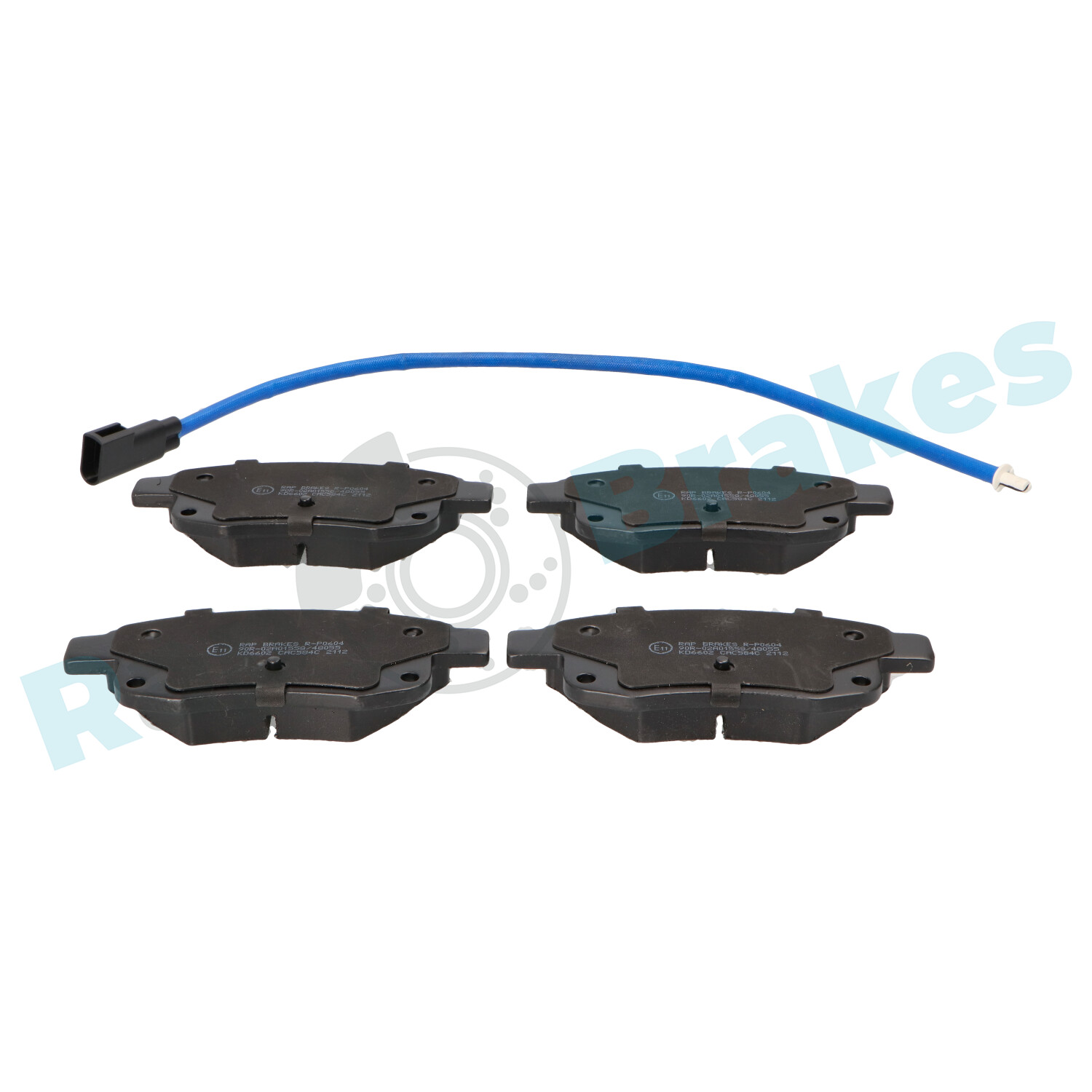 Brake Pad Set, disc brake - R-P0604 RAP BRAKES