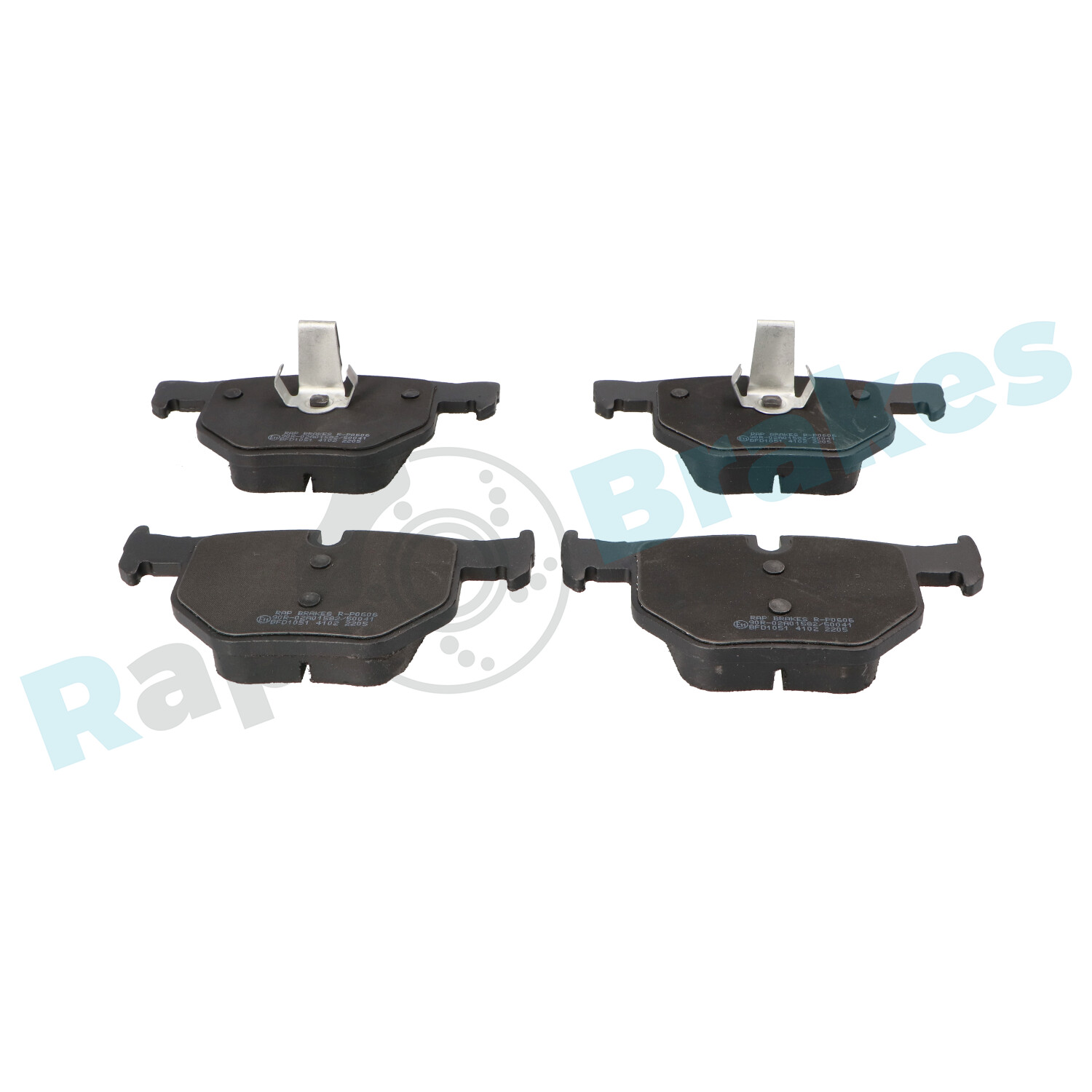Brake Pad Set, disc brake - R-P0606 RAP BRAKES