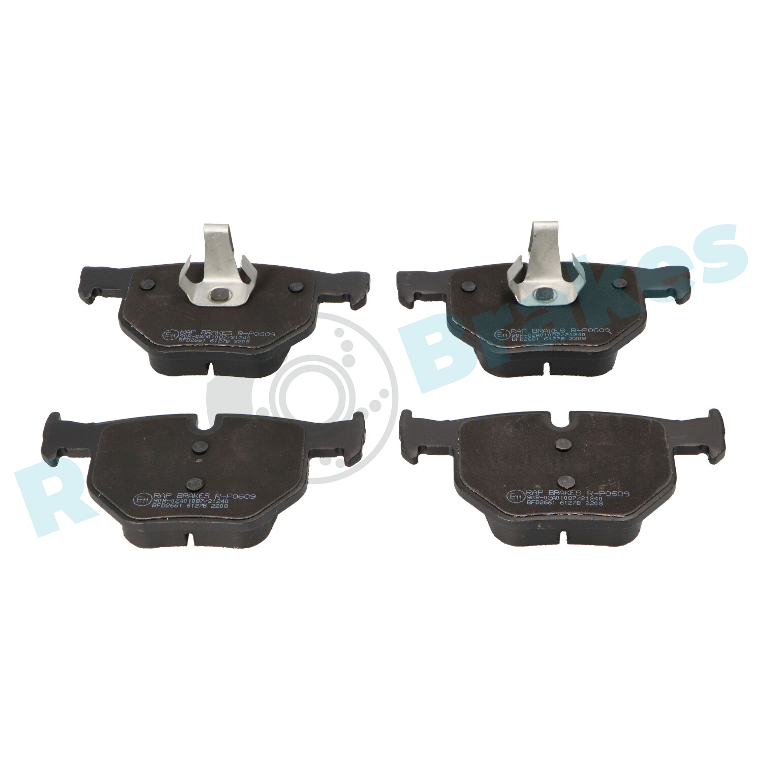 Brake Pad Set, disc brake - R-P0609 RAP BRAKES