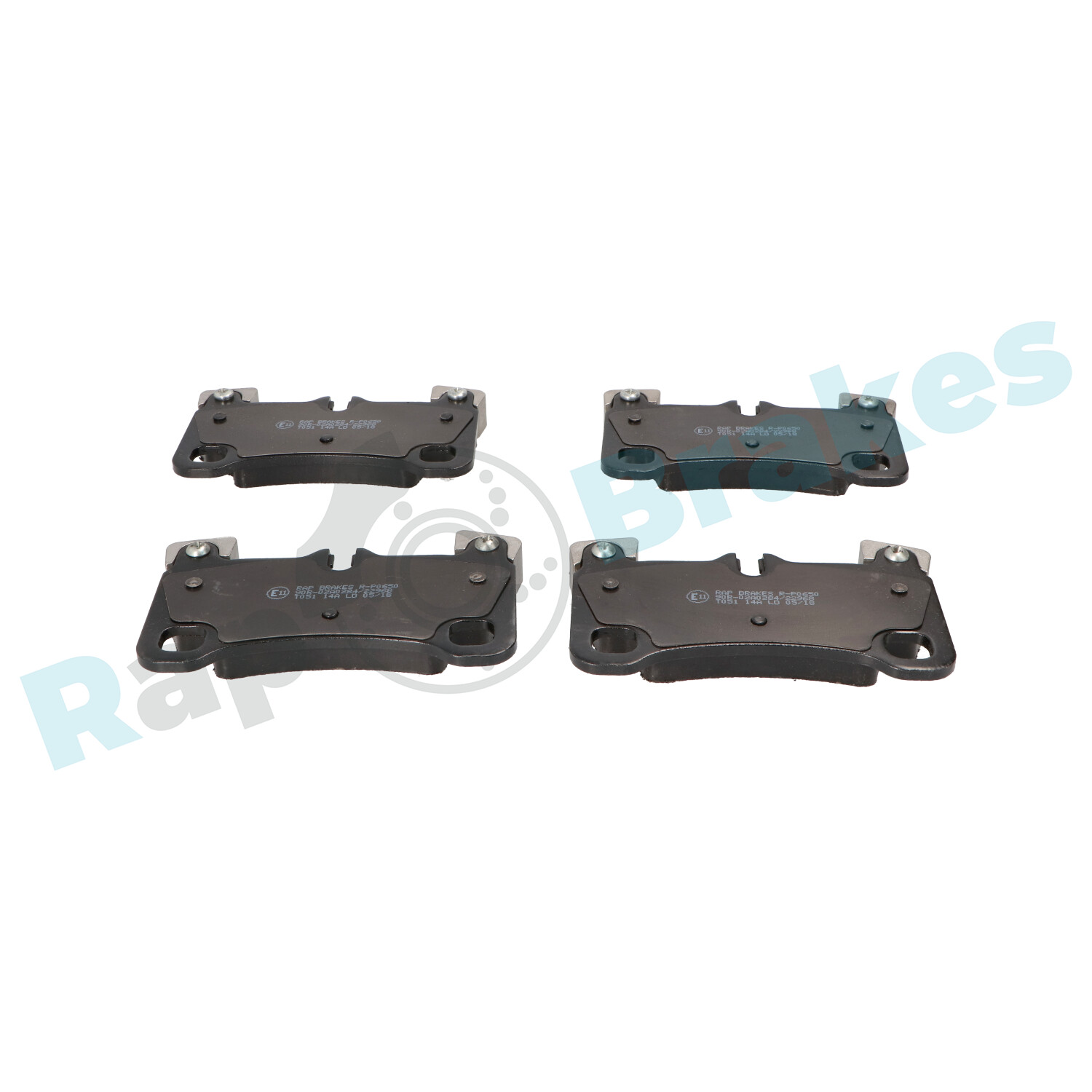 Brake Pad Set, disc brake - R-P0650 RAP BRAKES