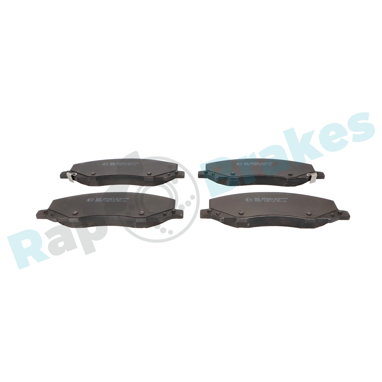 Brake Pad Set, disc brake - R-P0656 RAP BRAKES