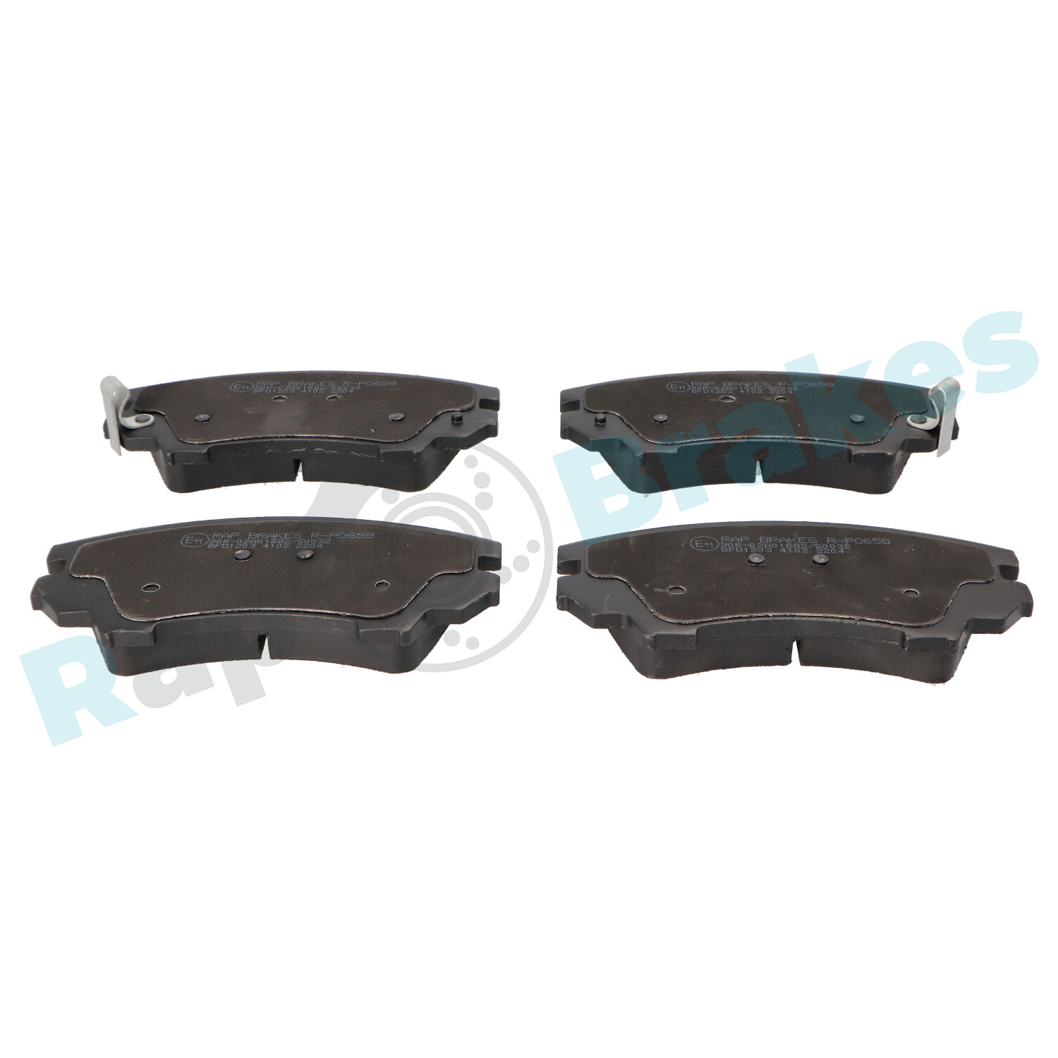 Brake Pad Set, disc brake - R-P0658 RAP BRAKES