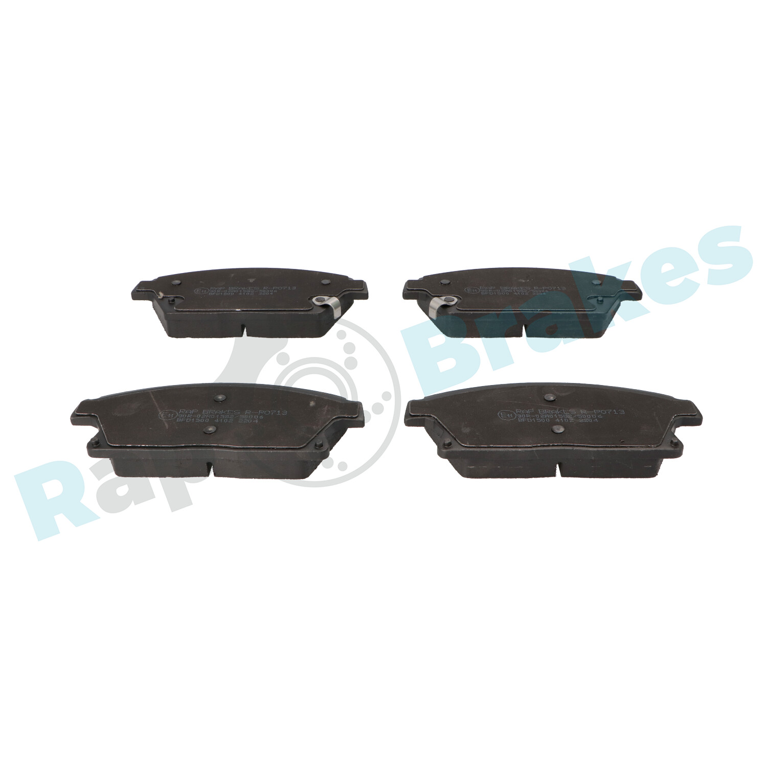 Brake Pad Set, disc brake - R-P0713 RAP BRAKES