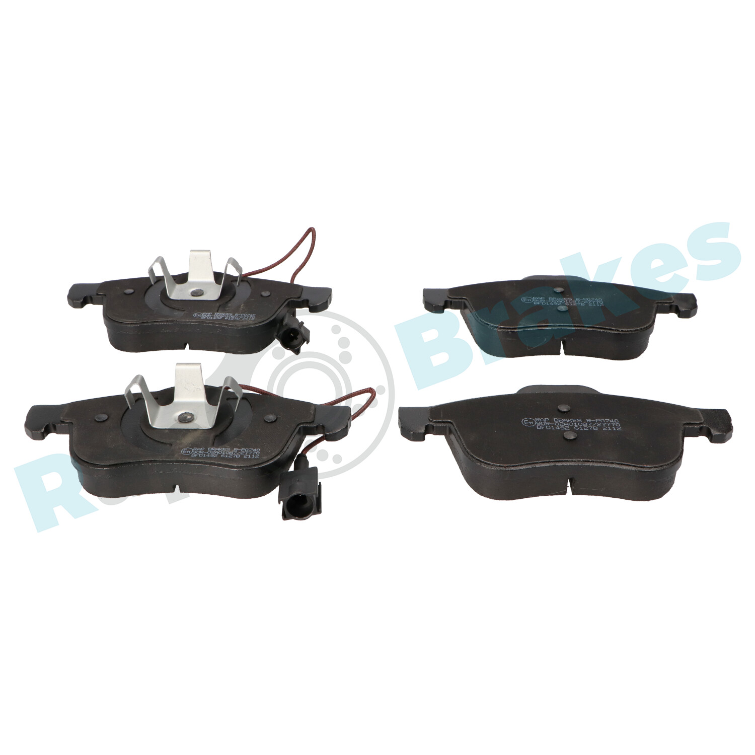 Brake Pad Set, disc brake - R-P0740 RAP BRAKES