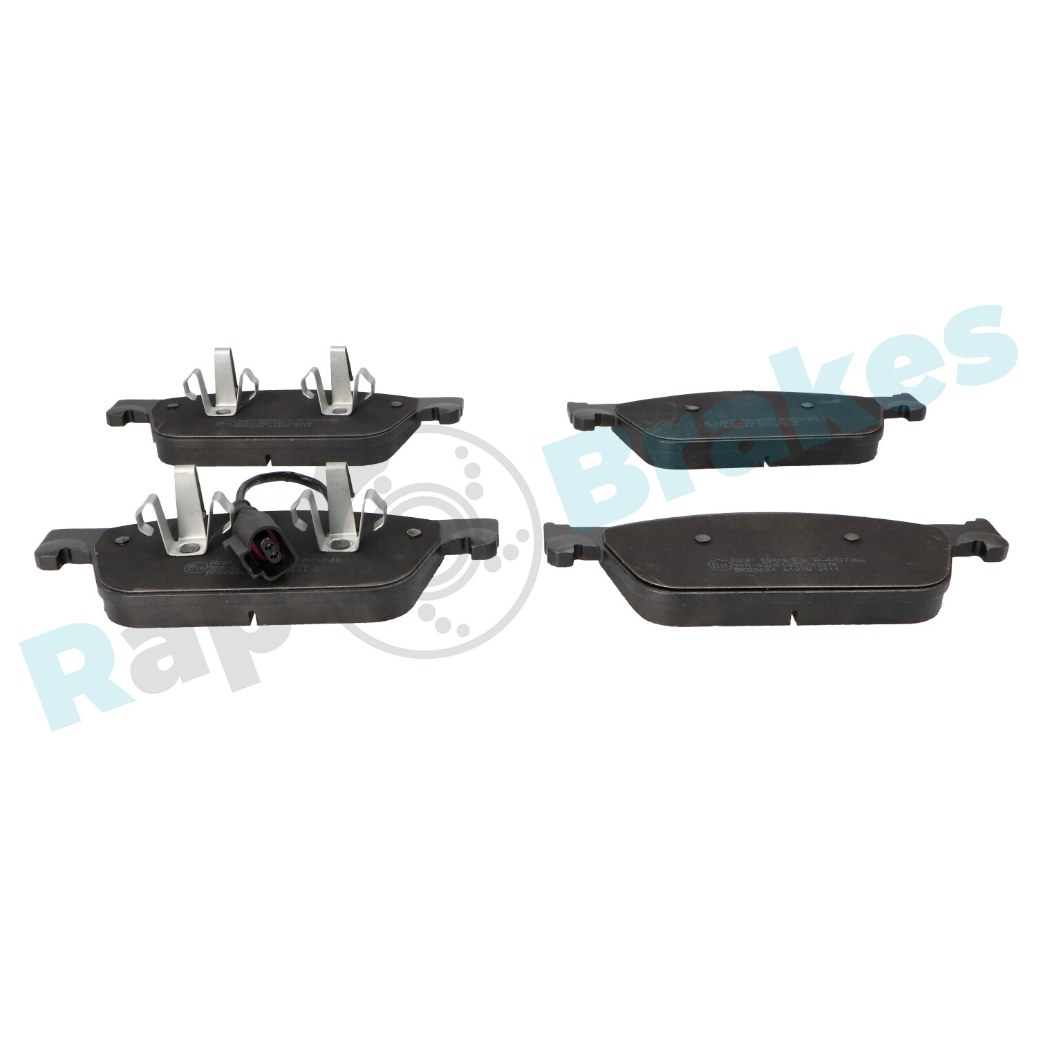 Brake Pad Set, disc brake - R-P0746 RAP BRAKES