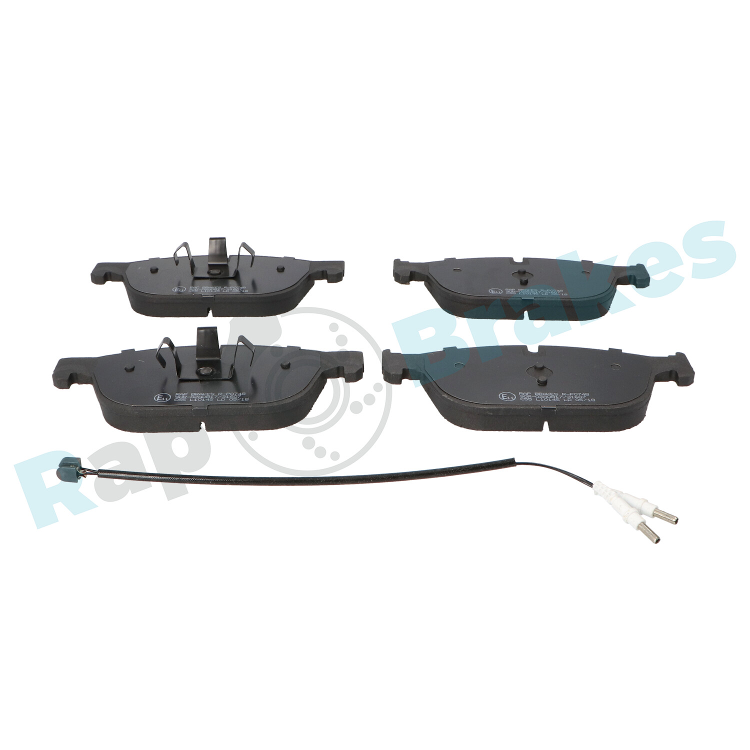 Brake Pad Set, disc brake - R-P0748 RAP BRAKES