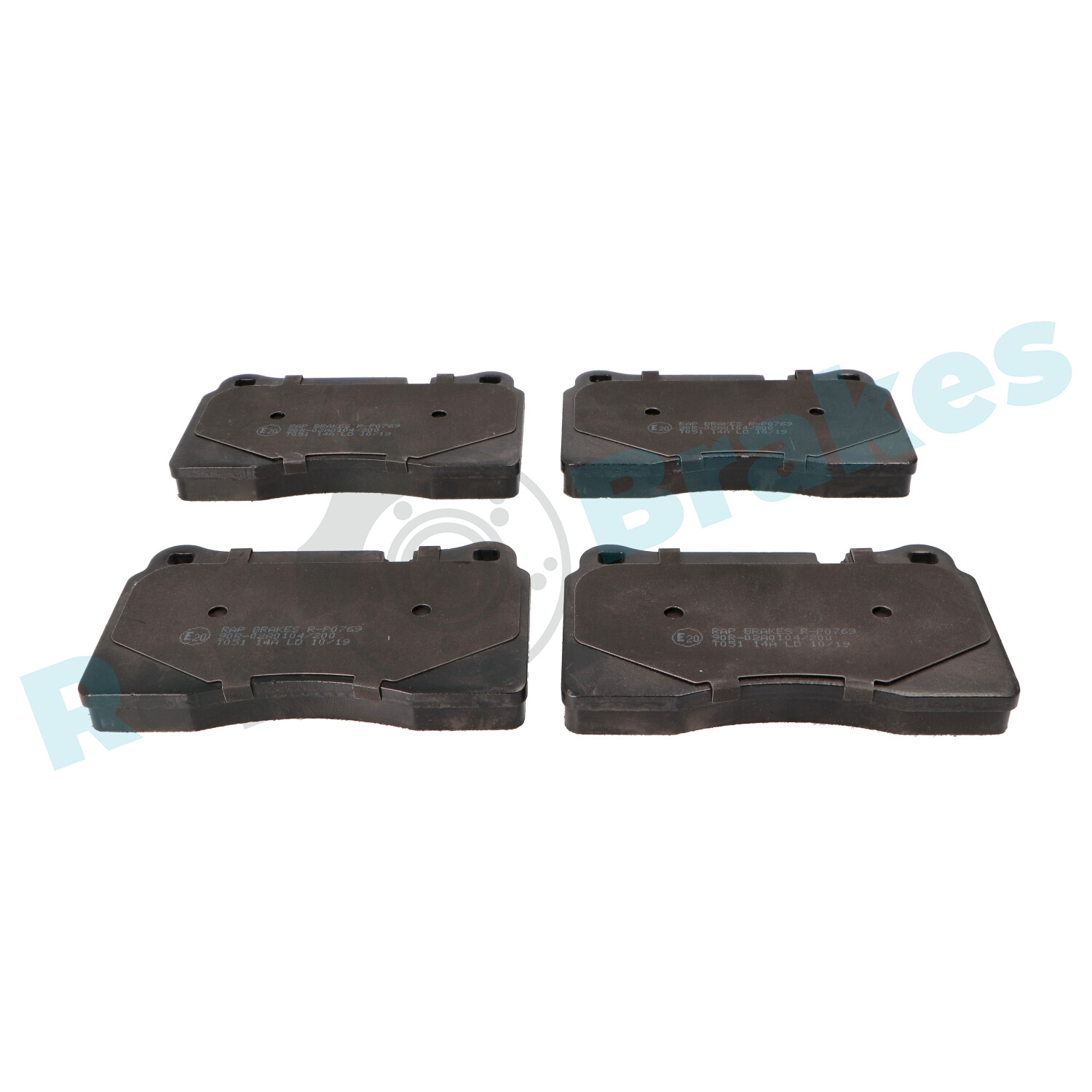 Brake Pad Set, disc brake - R-P0769 RAP BRAKES