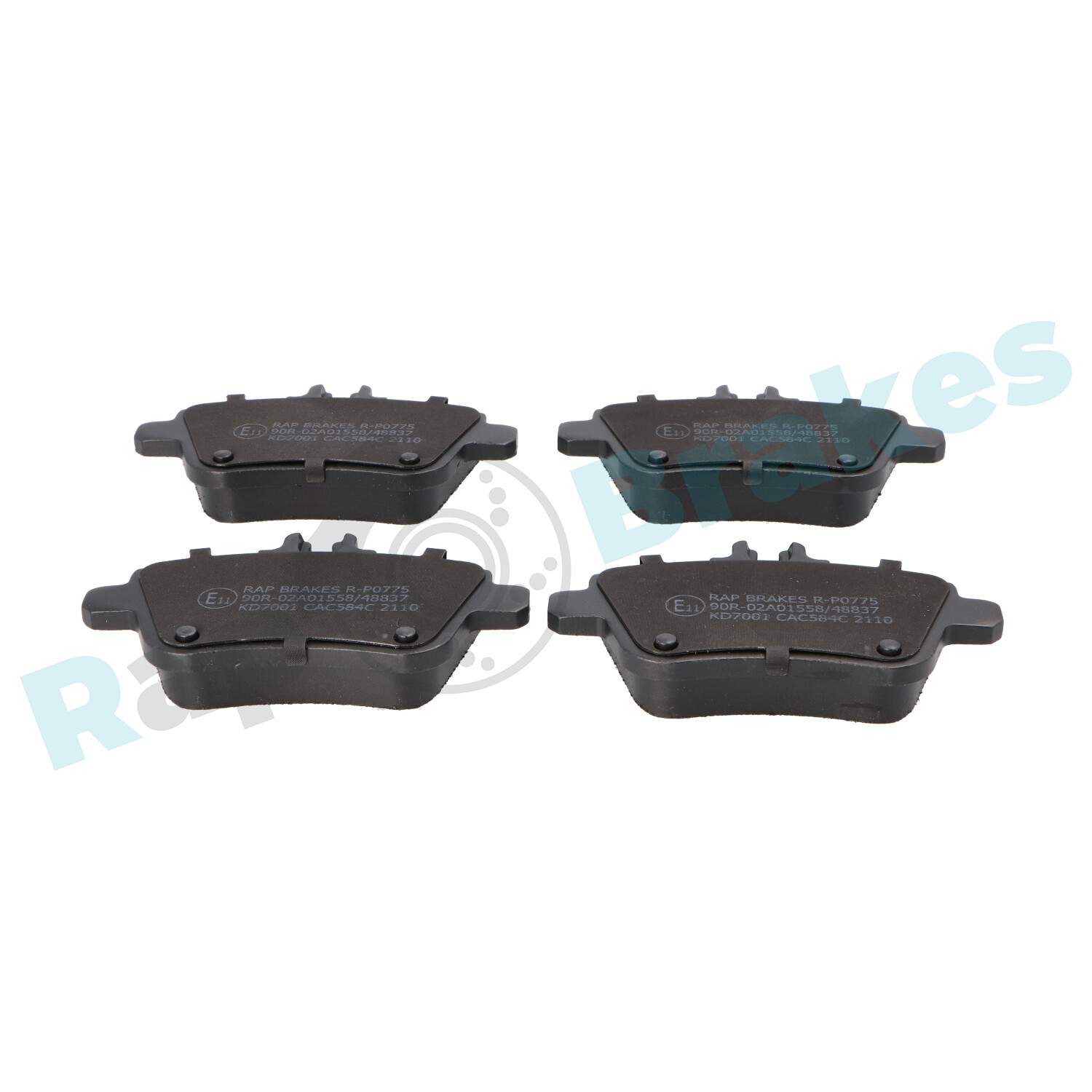 Brake Pad Set, disc brake - R-P0775 RAP BRAKES