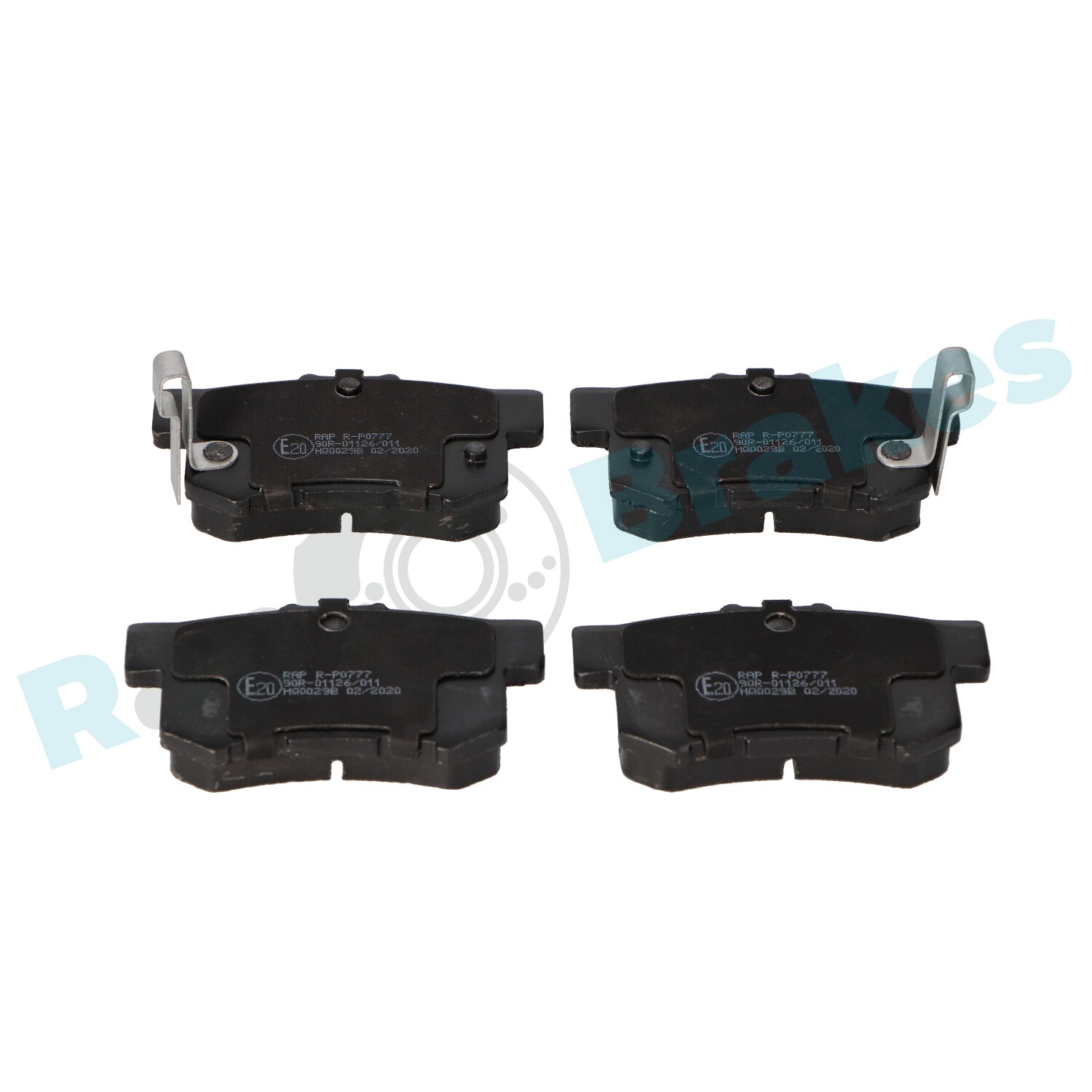 Brake Pad Set, disc brake - R-P0777 RAP BRAKES